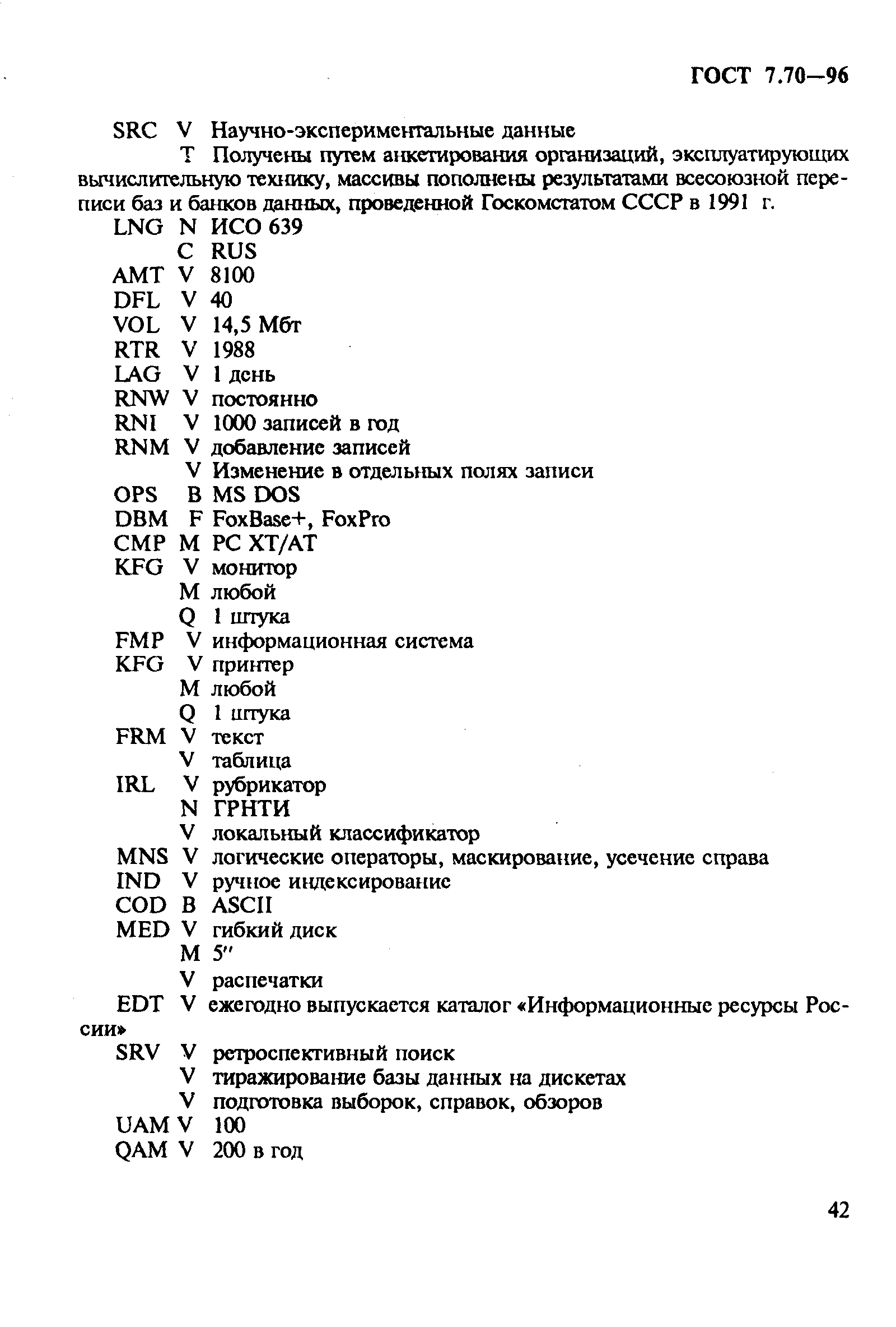 ГОСТ 7.70-96