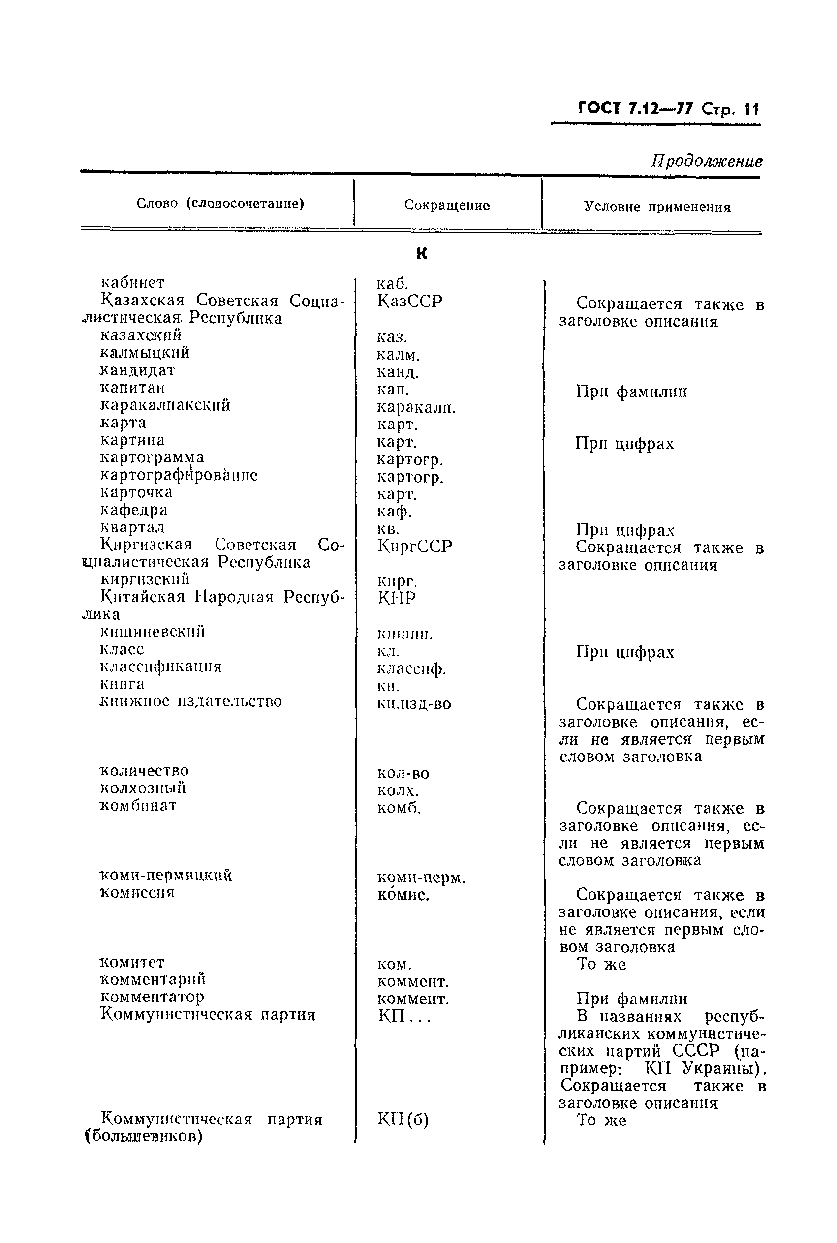 ГОСТ 7.12-77