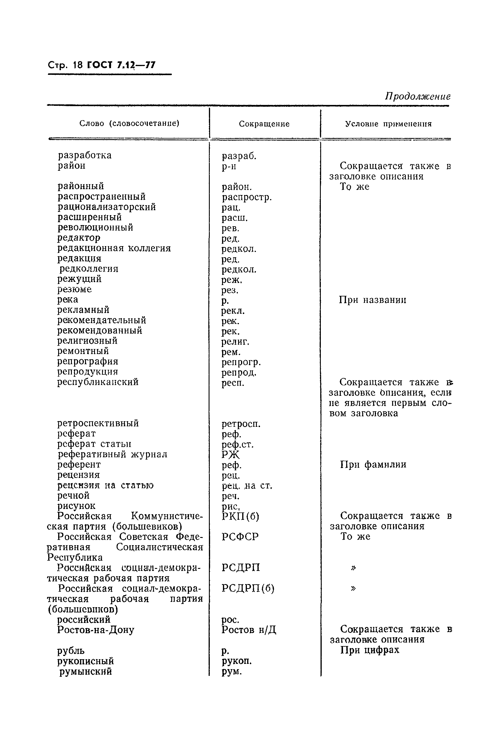 ГОСТ 7.12-77