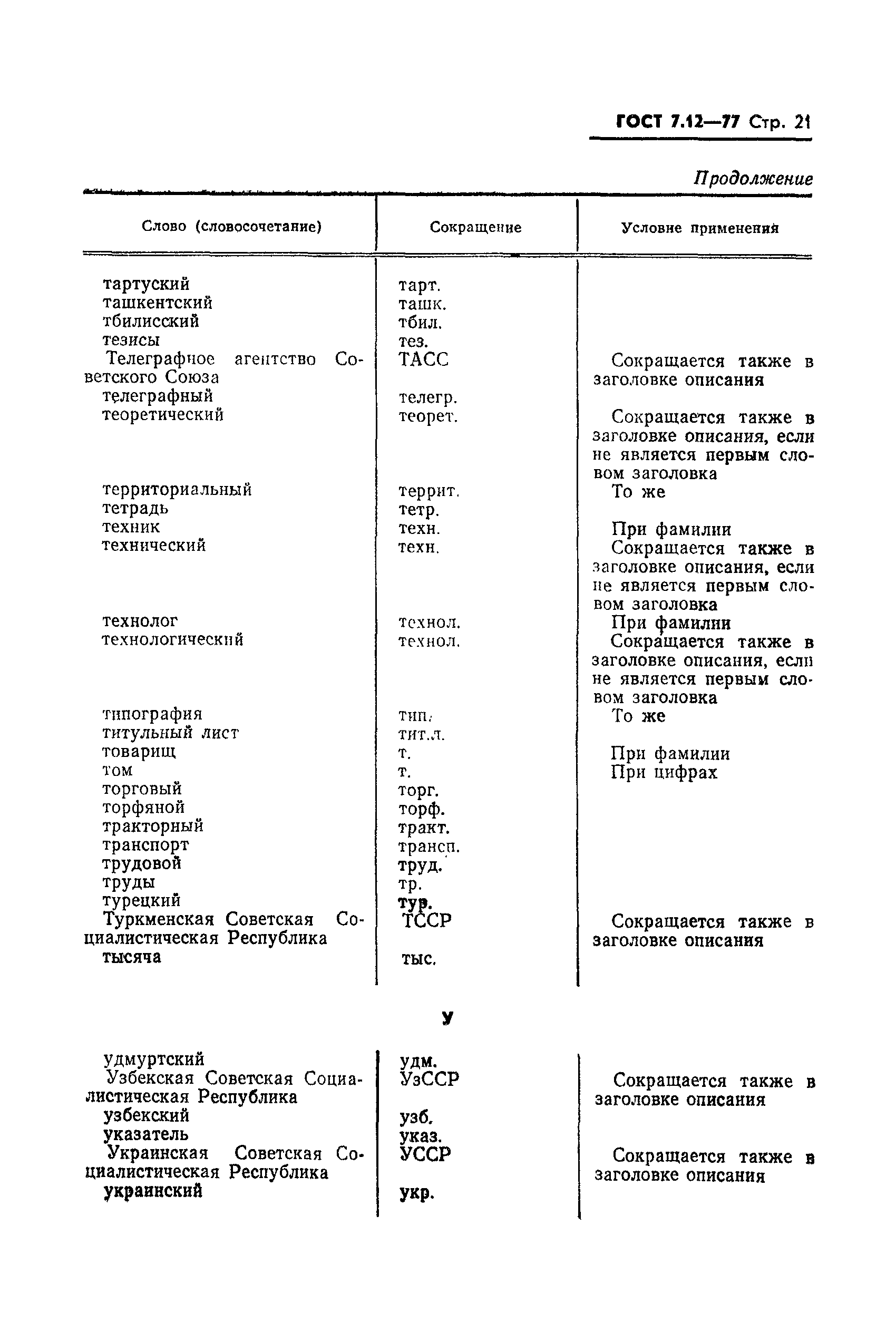 ГОСТ 7.12-77