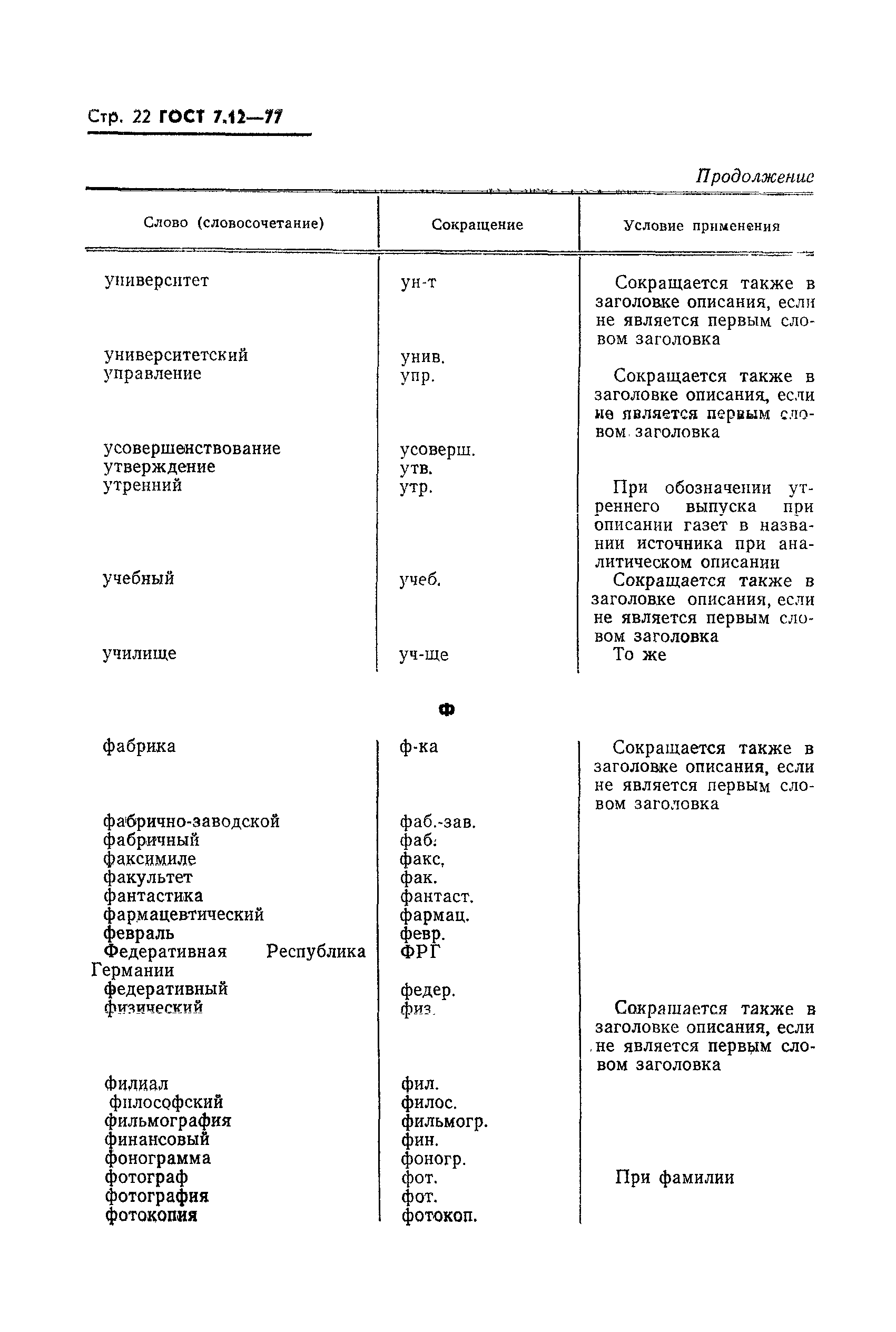 ГОСТ 7.12-77