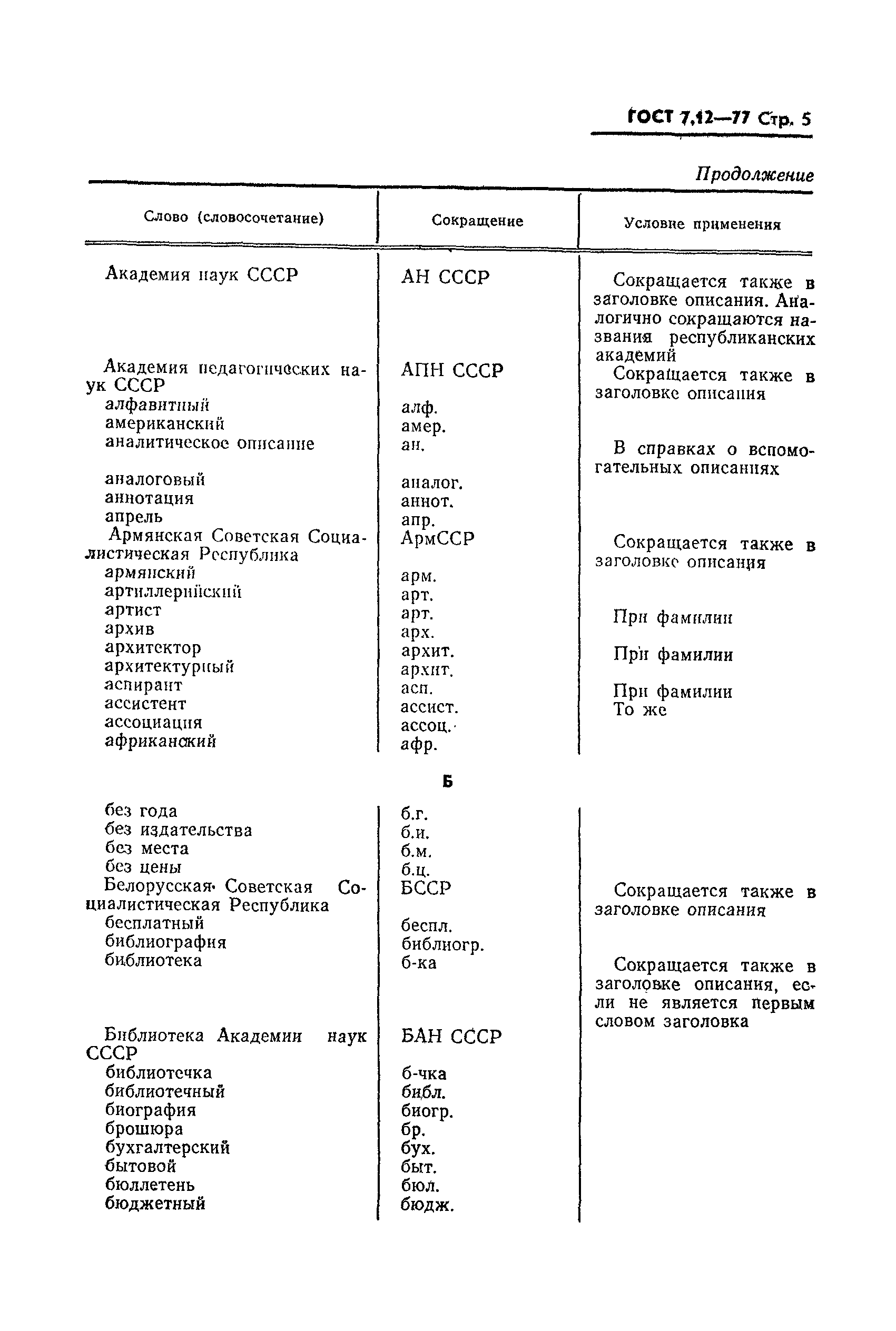 ГОСТ 7.12-77