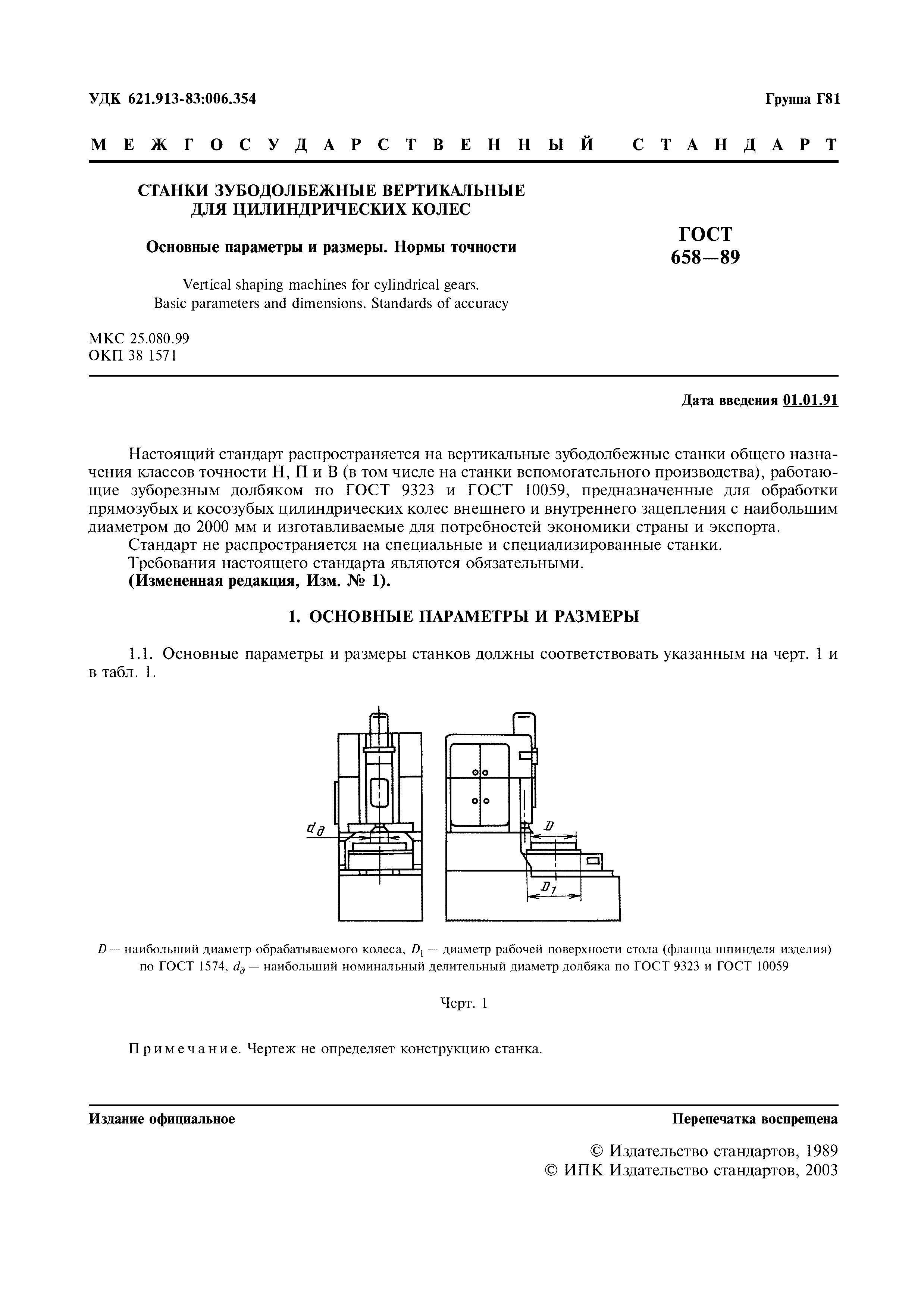 ГОСТ 658-89