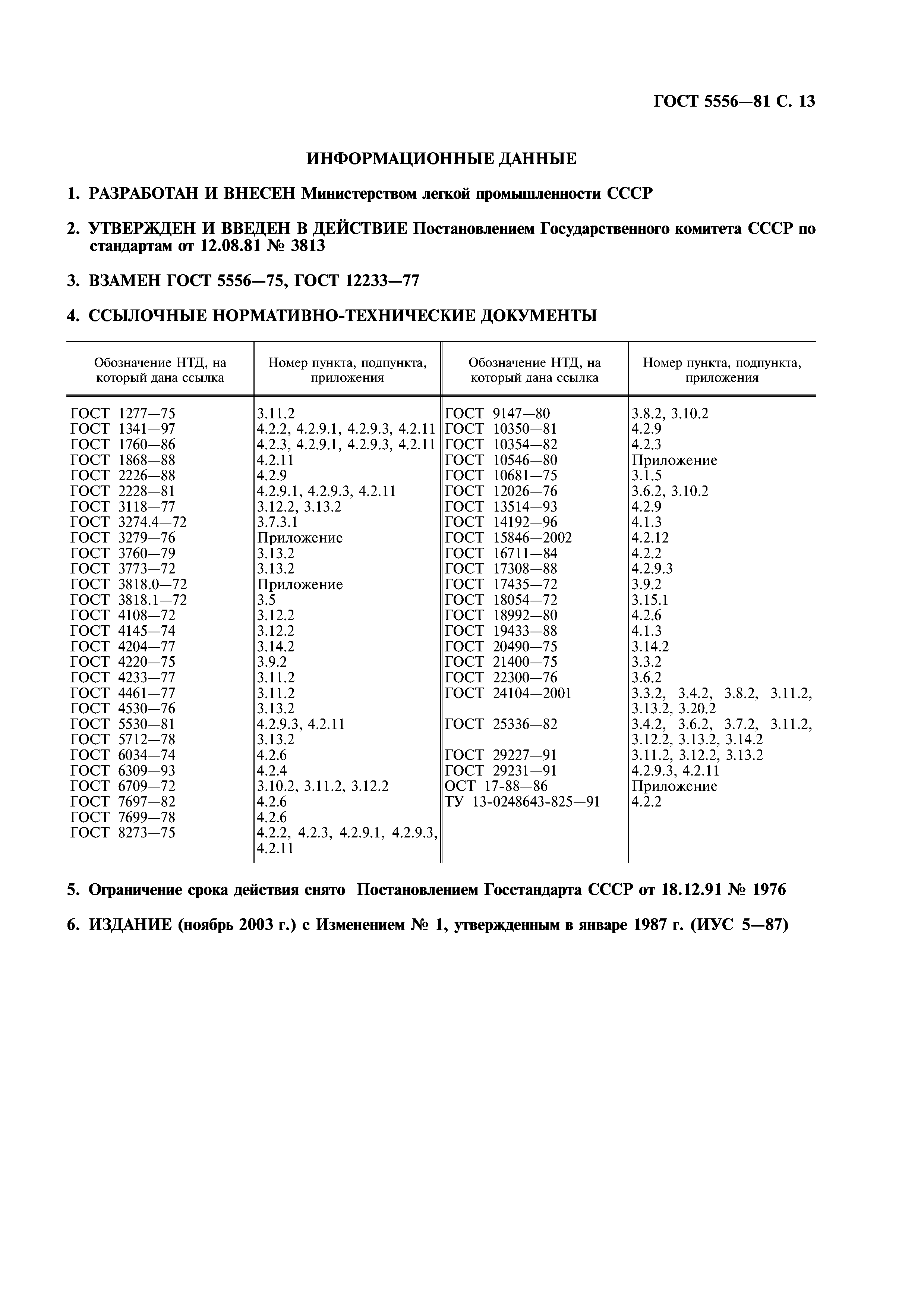 ГОСТ 5556-81