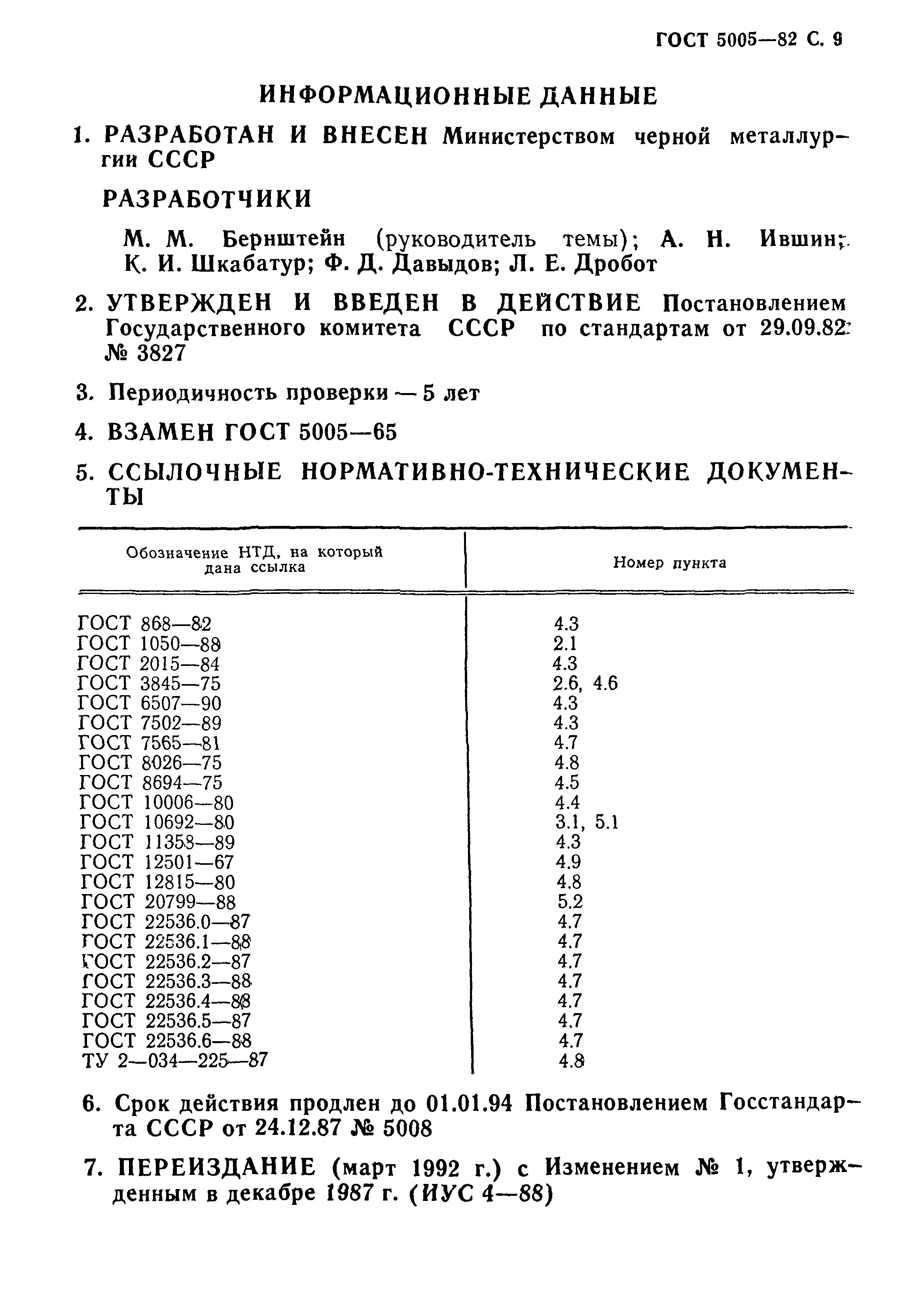 ГОСТ 5005-82