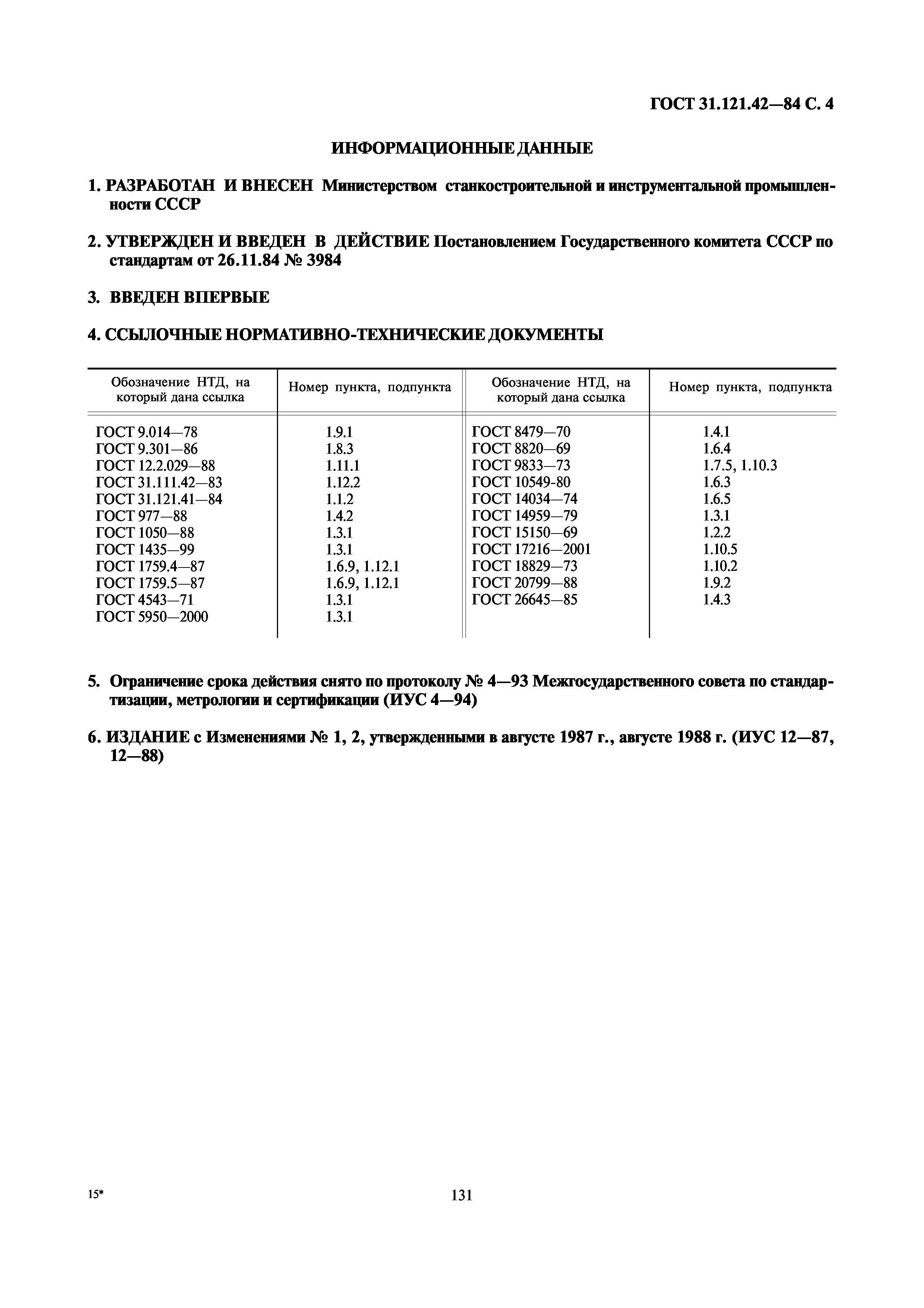 ГОСТ 31.121.42-84