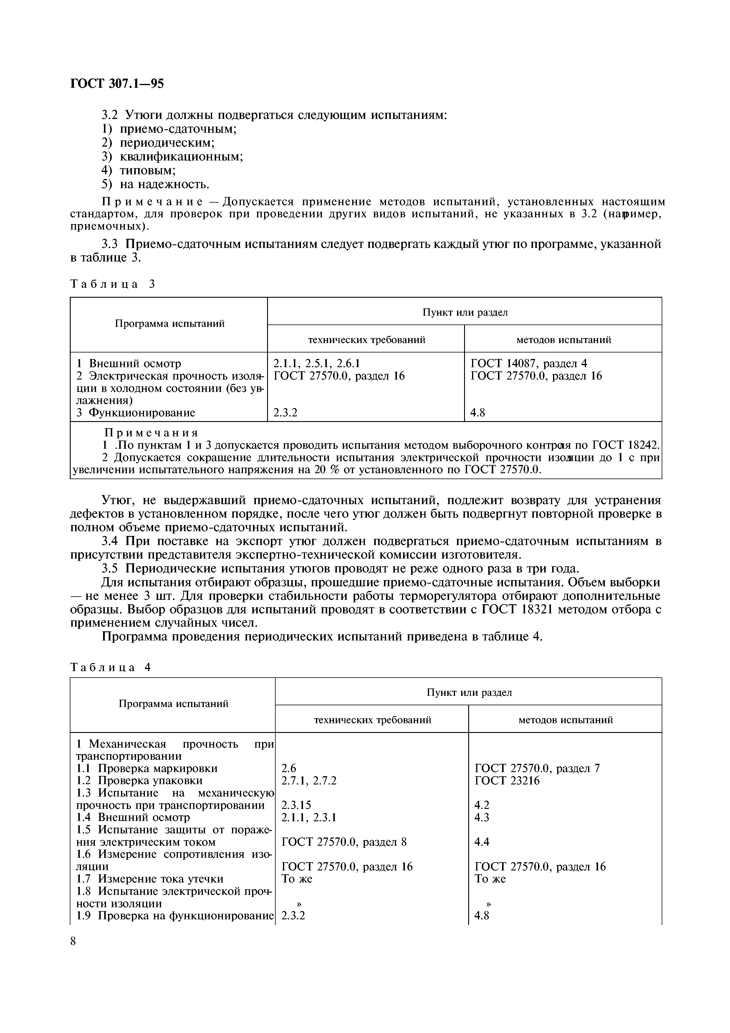 ГОСТ 307.1-95