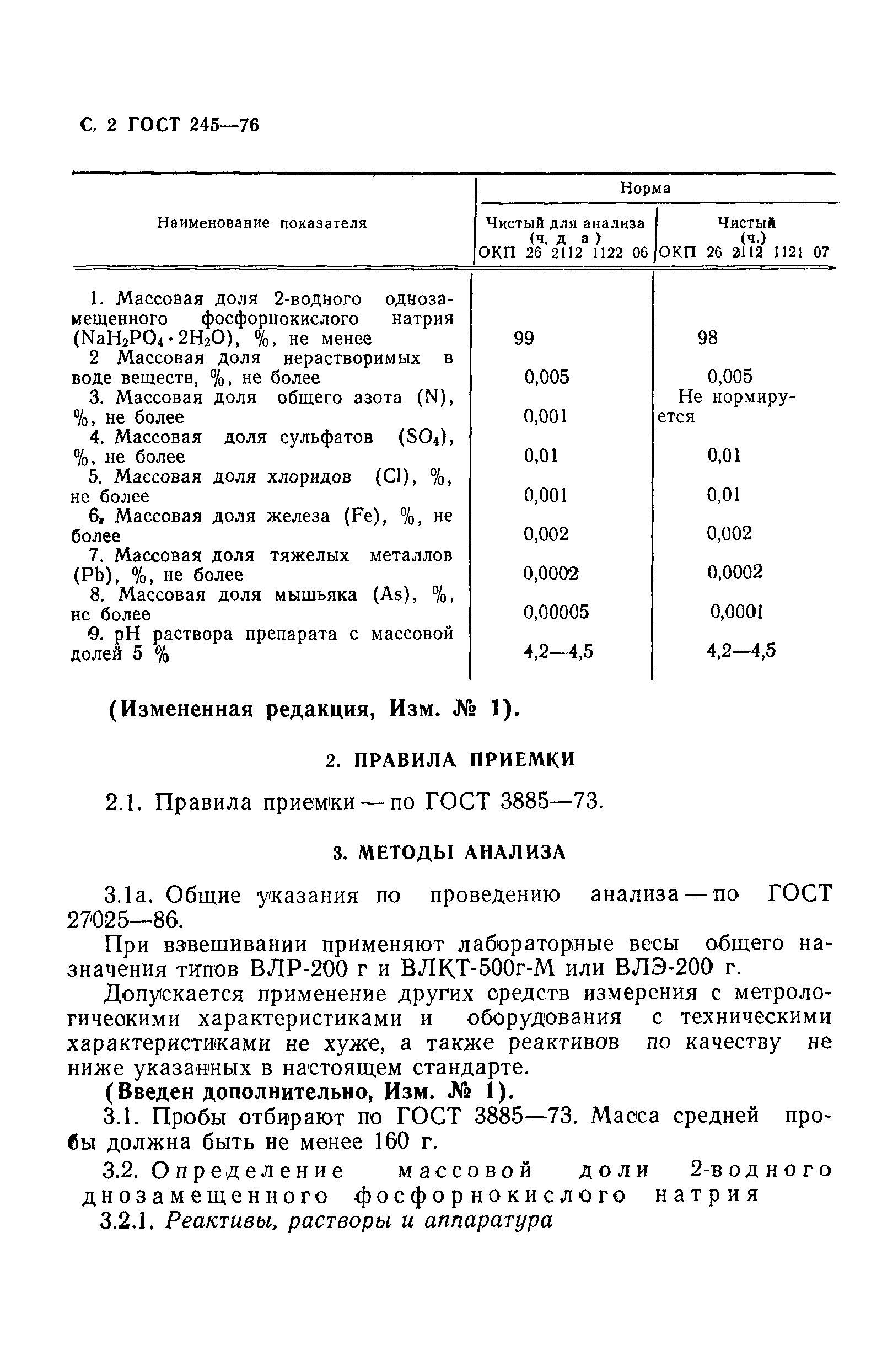 ГОСТ 245-76