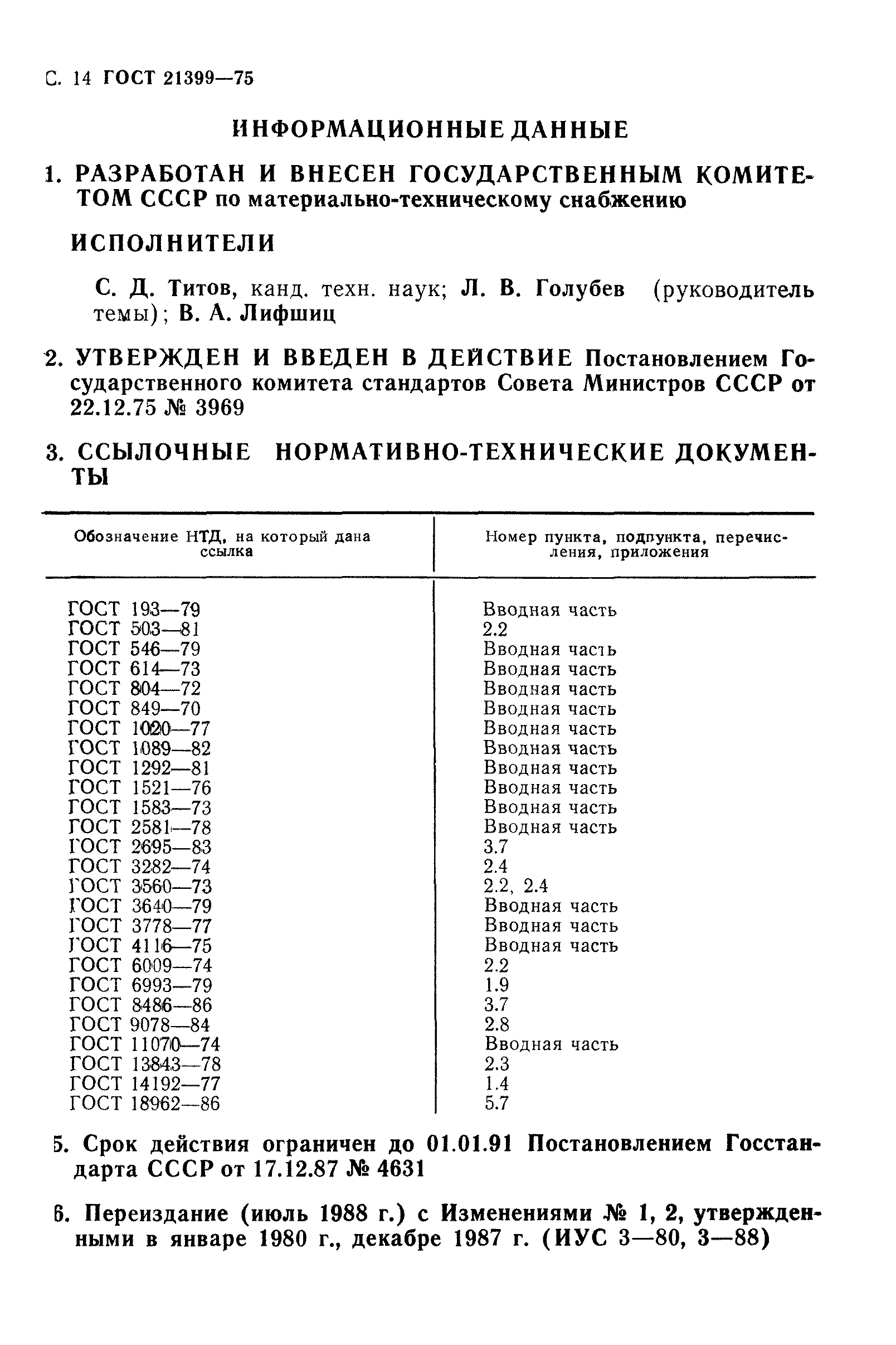 ГОСТ 21399-75