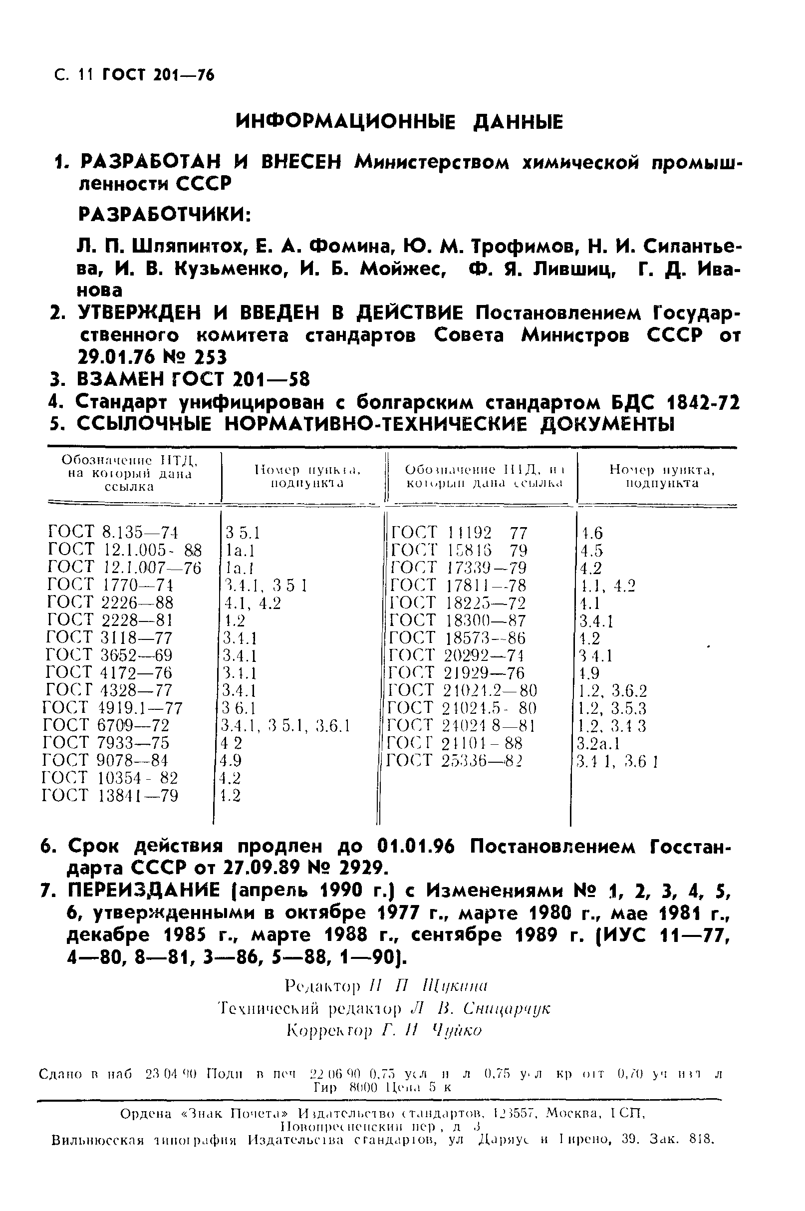 ГОСТ 201-76