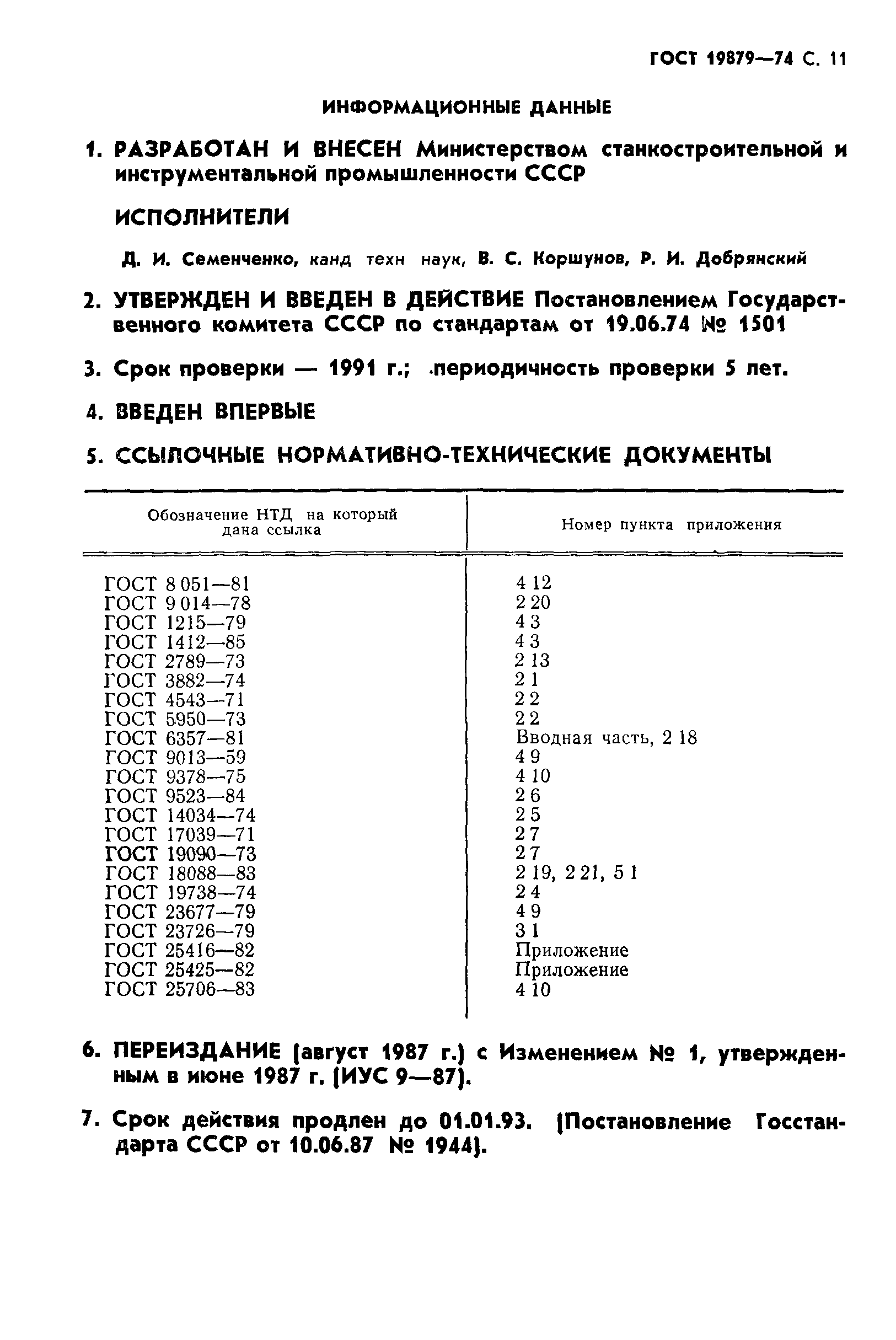 ГОСТ 19879-74