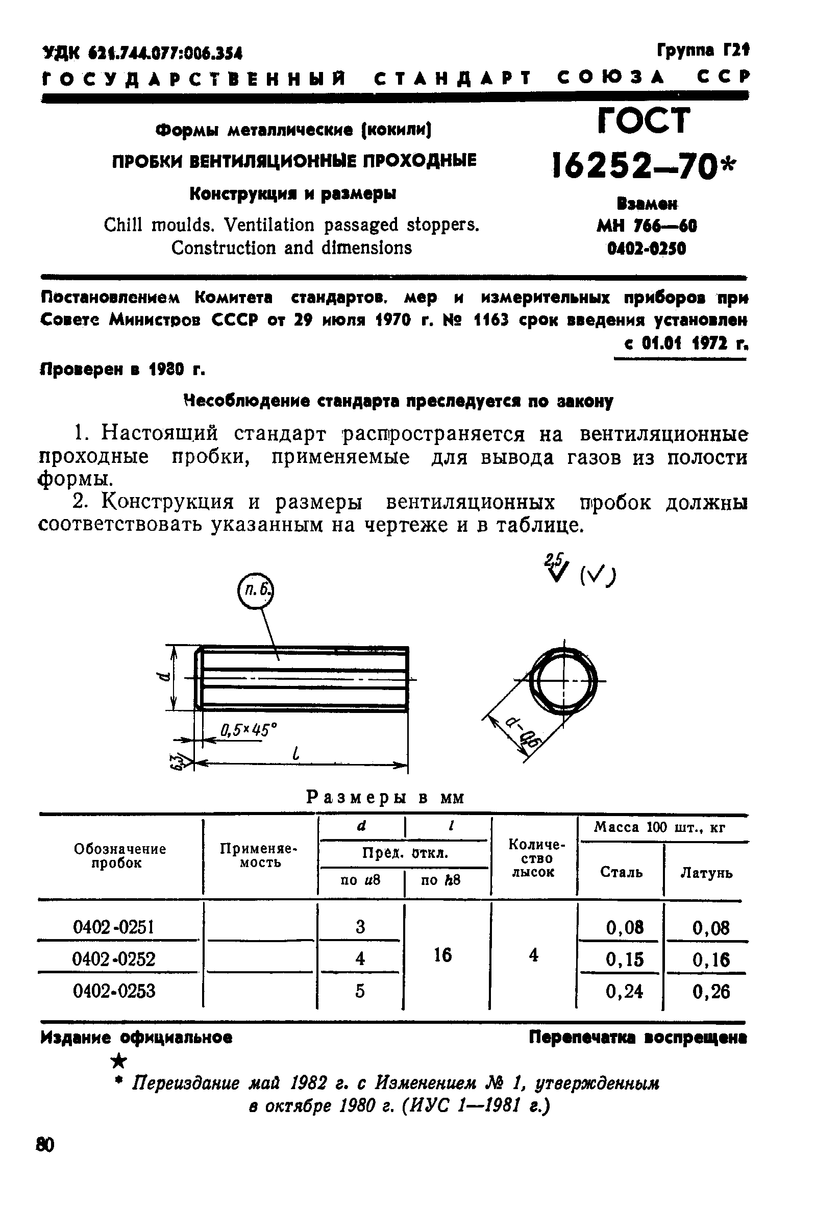 ГОСТ 16252-70