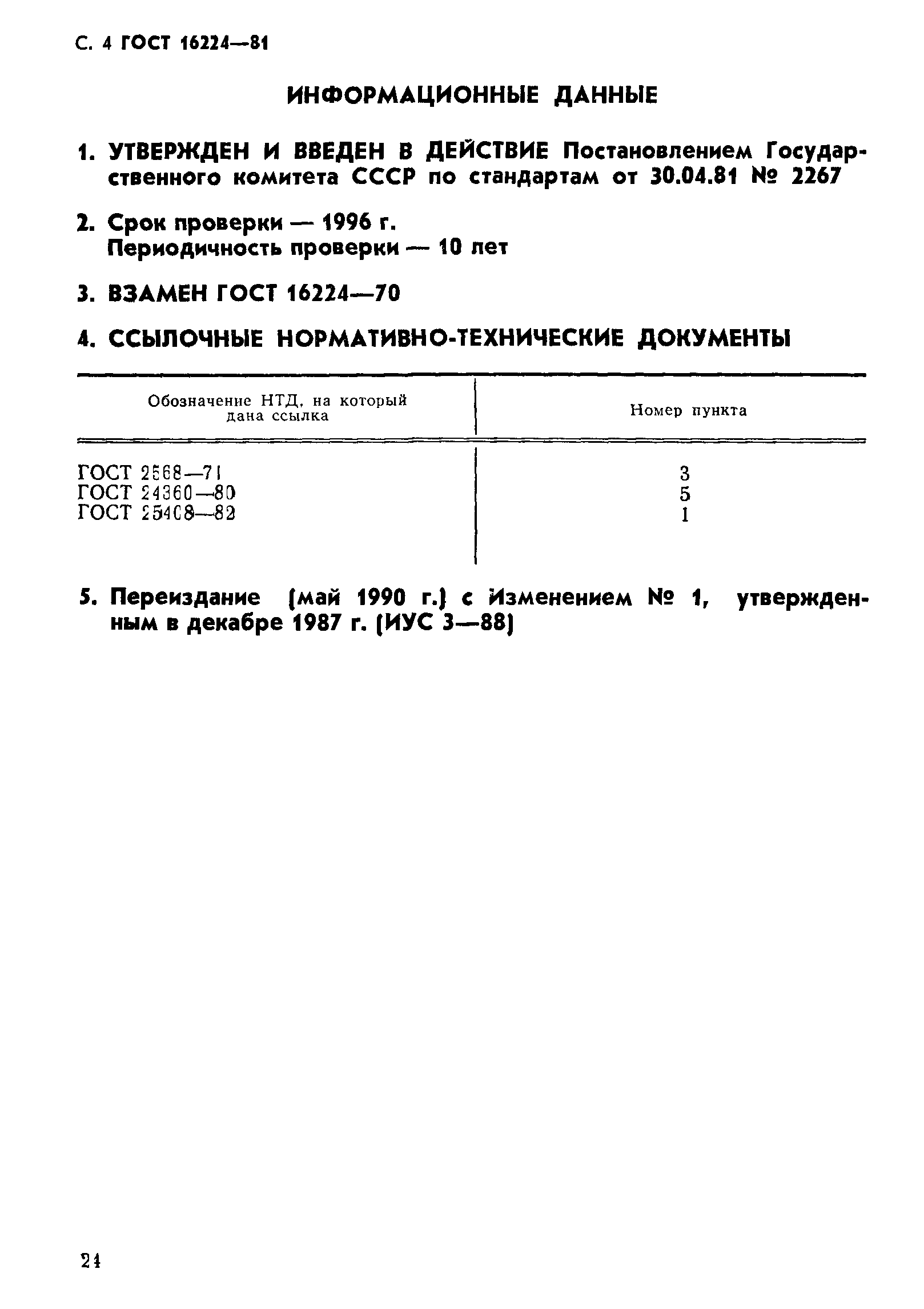 ГОСТ 16224-81