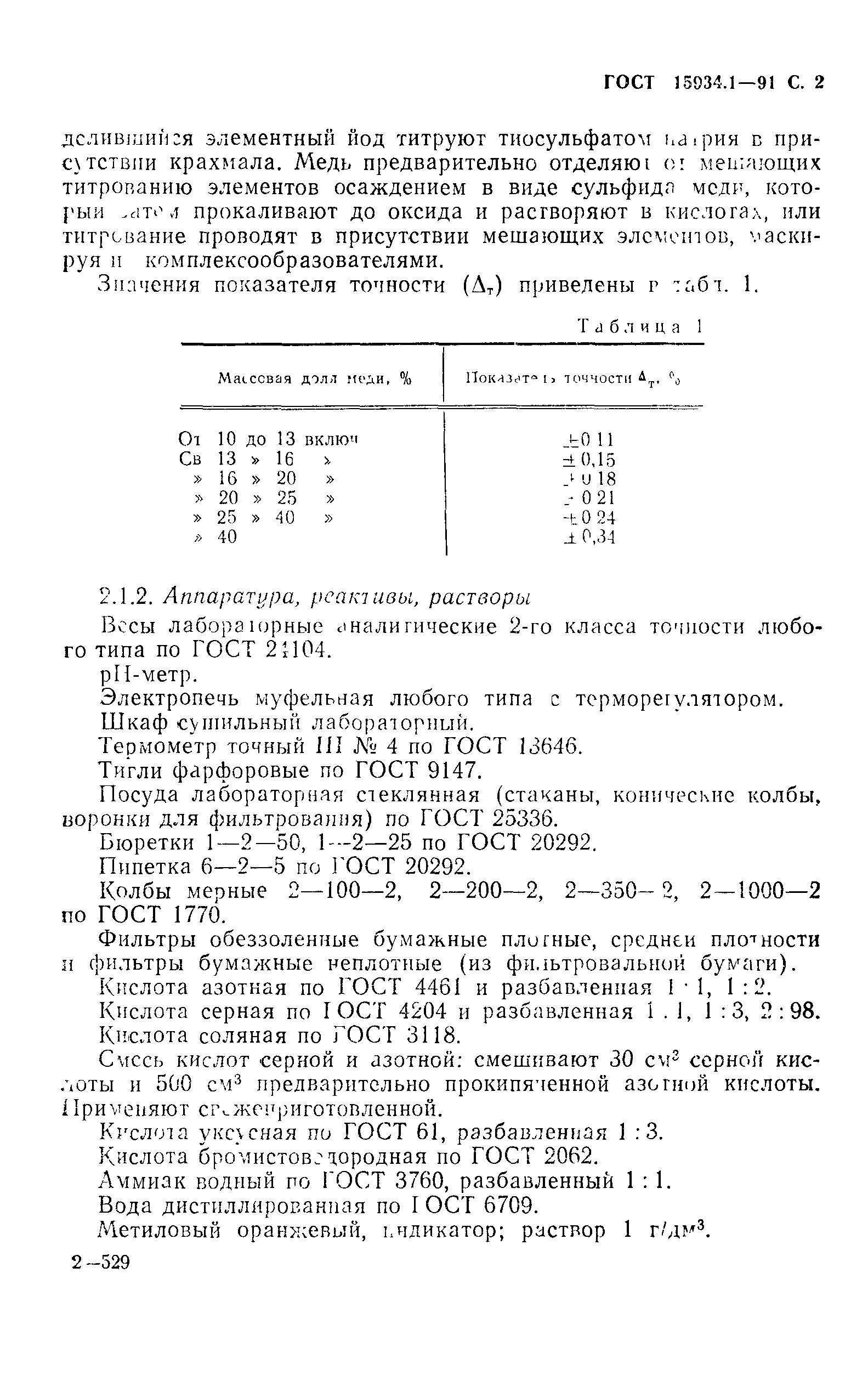 ГОСТ 15934.1-91