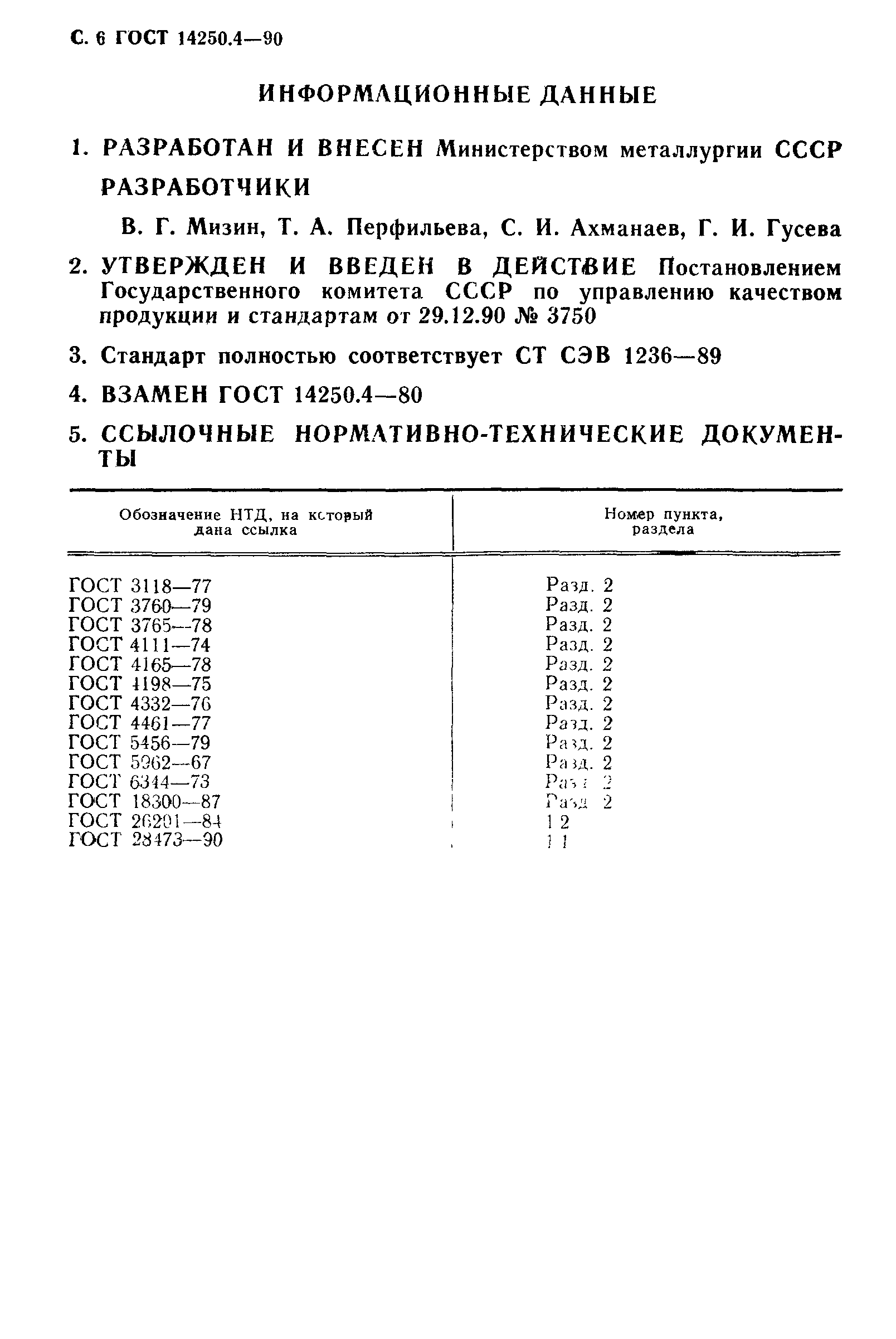 ГОСТ 14250.4-90