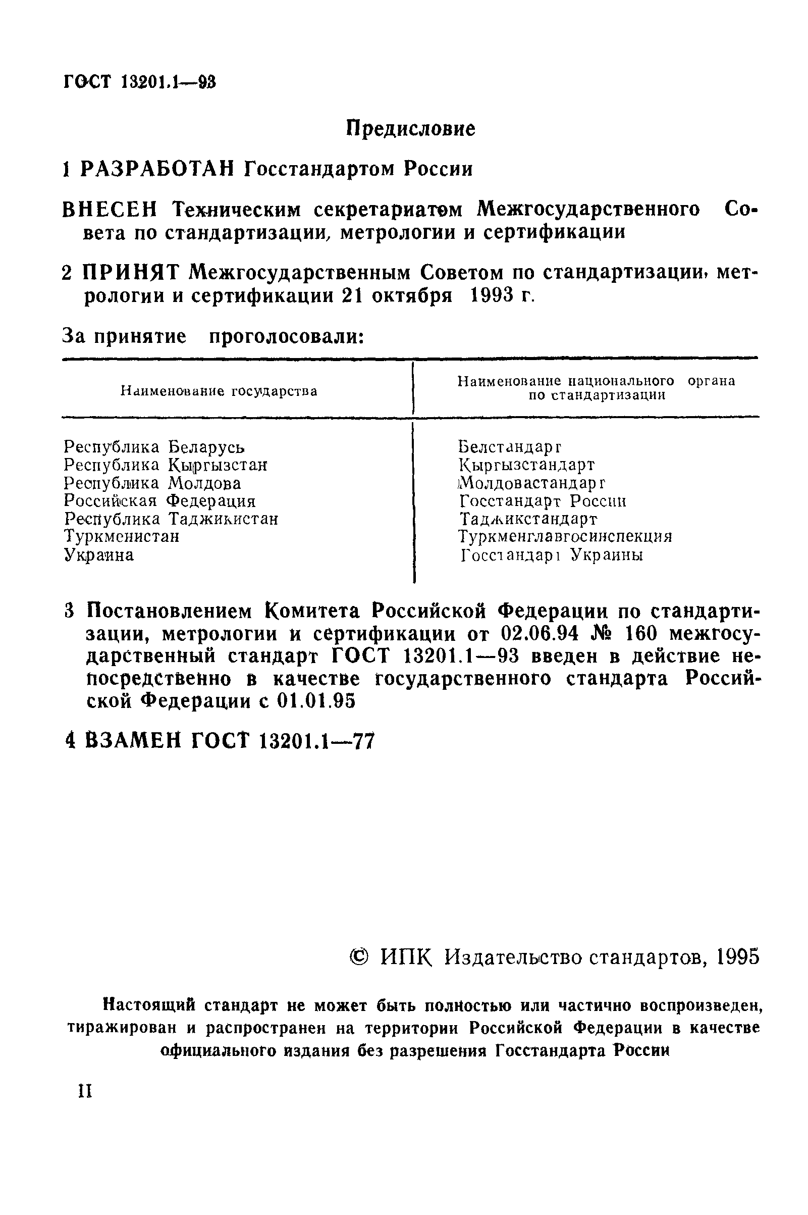 ГОСТ 13201.1-93