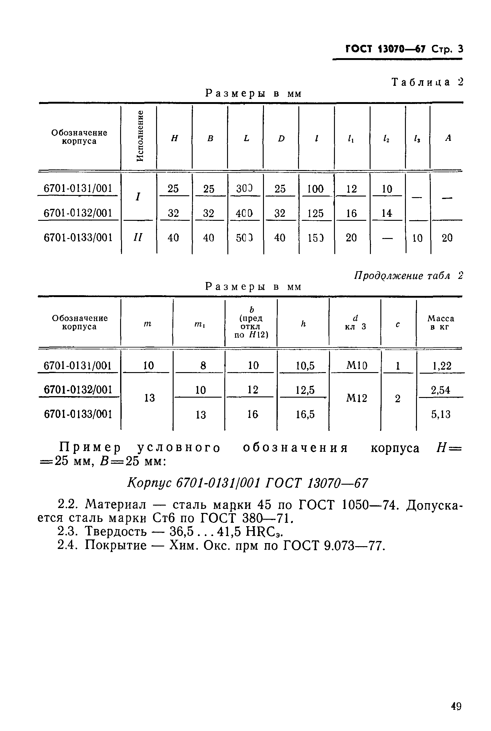 ГОСТ 13070-67