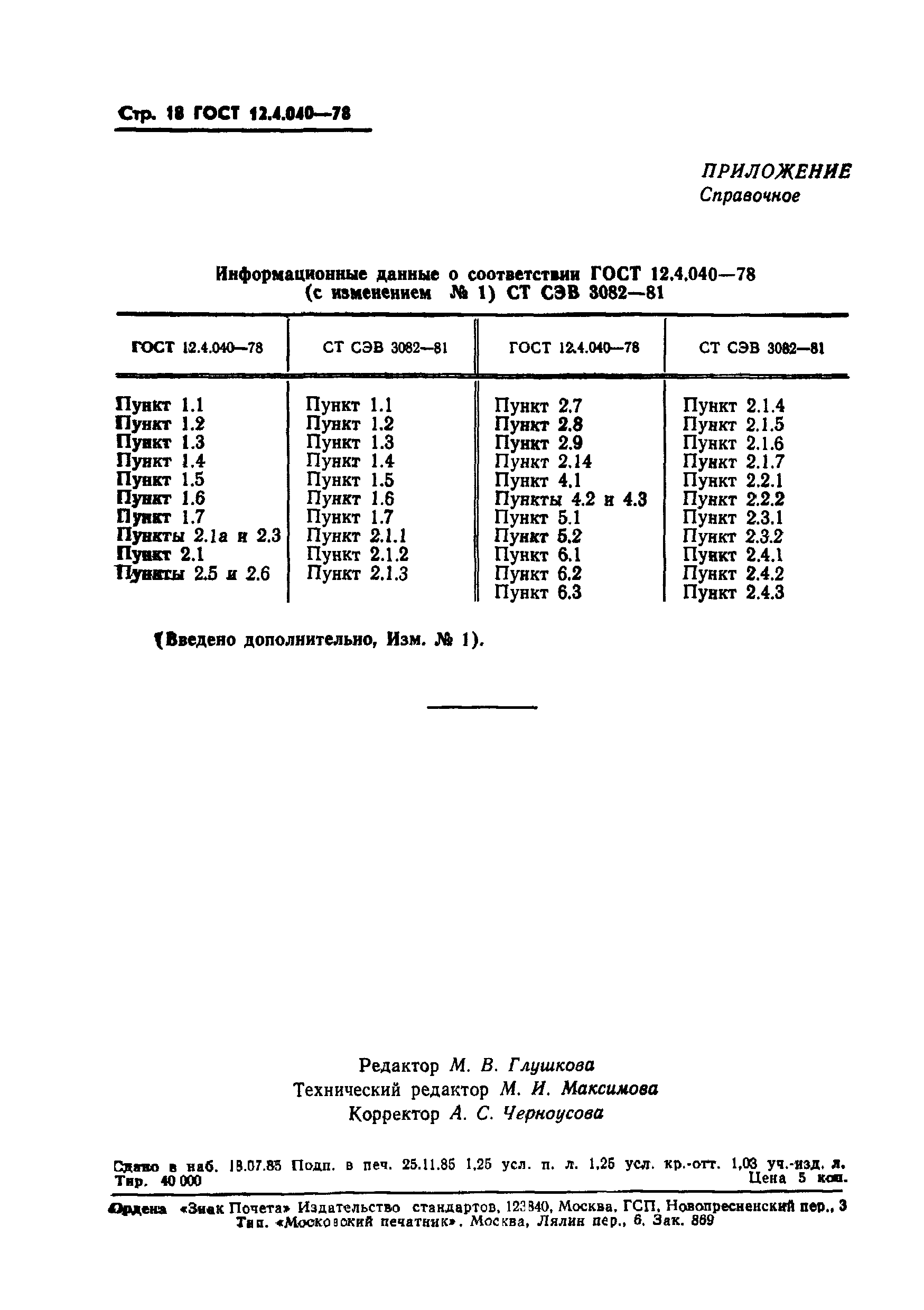 ГОСТ 12.4.040-78