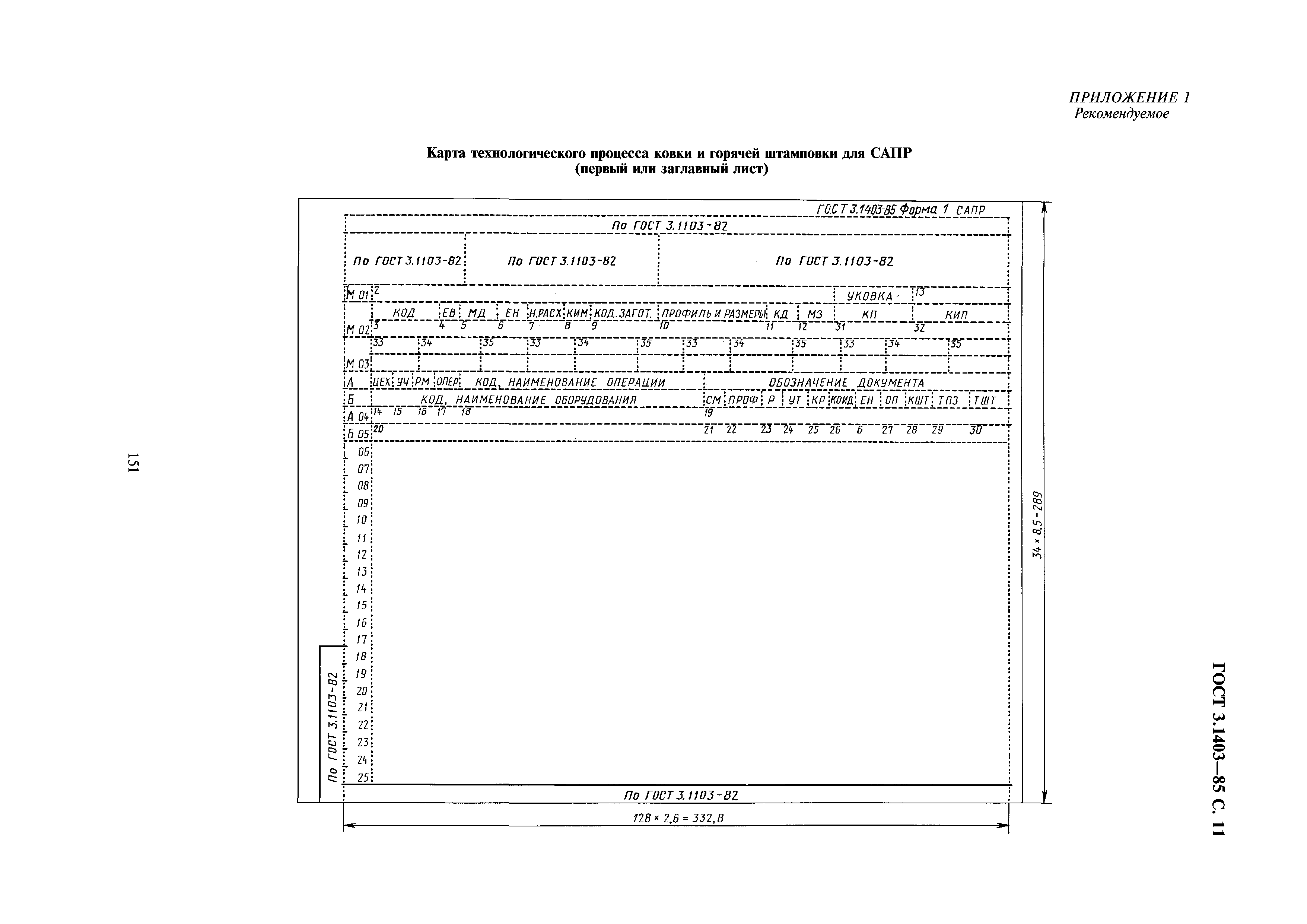 ГОСТ 3.1403-85