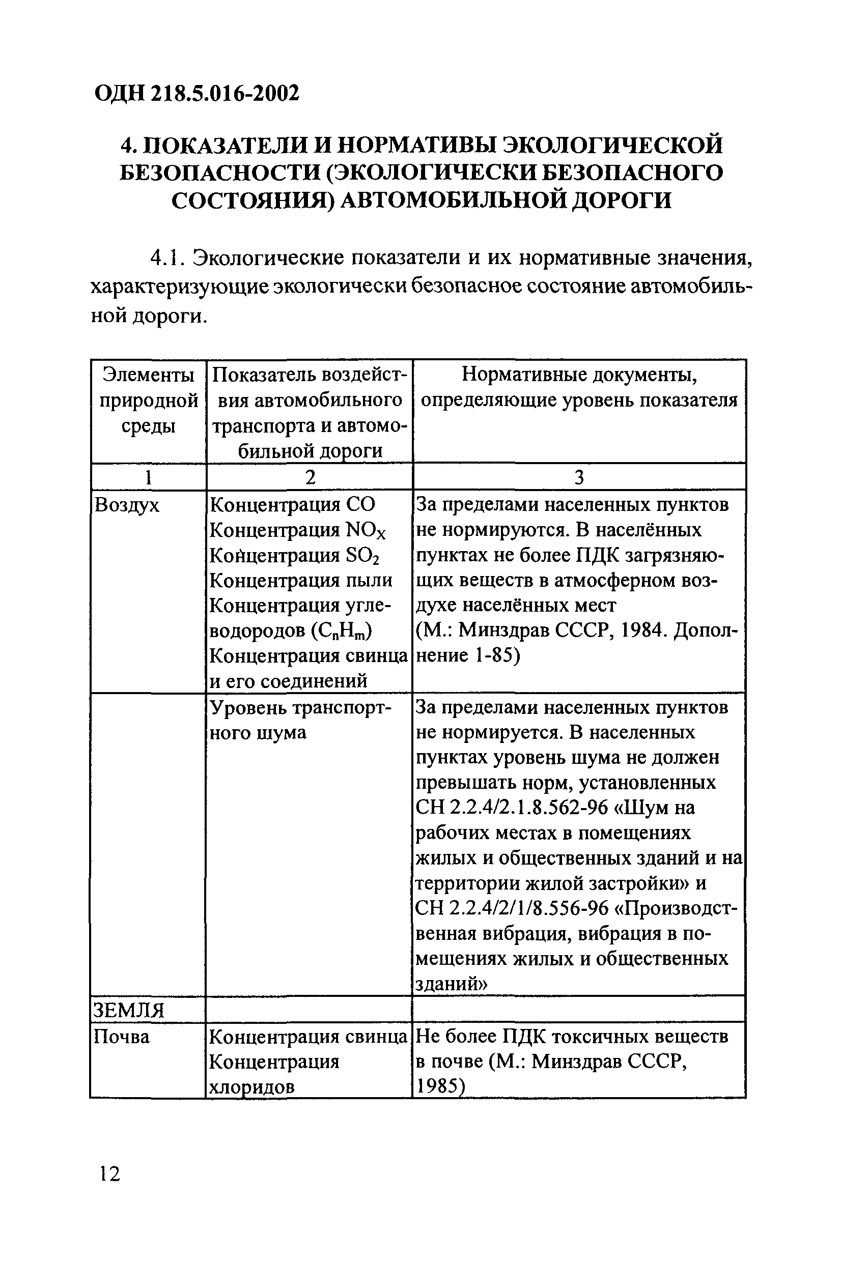 ОДН 218.5.016-2002