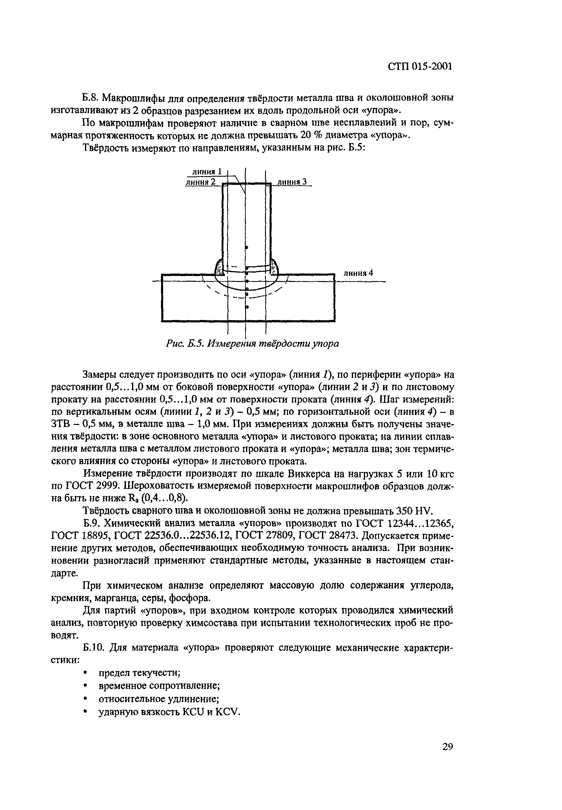 СТП 015-2001