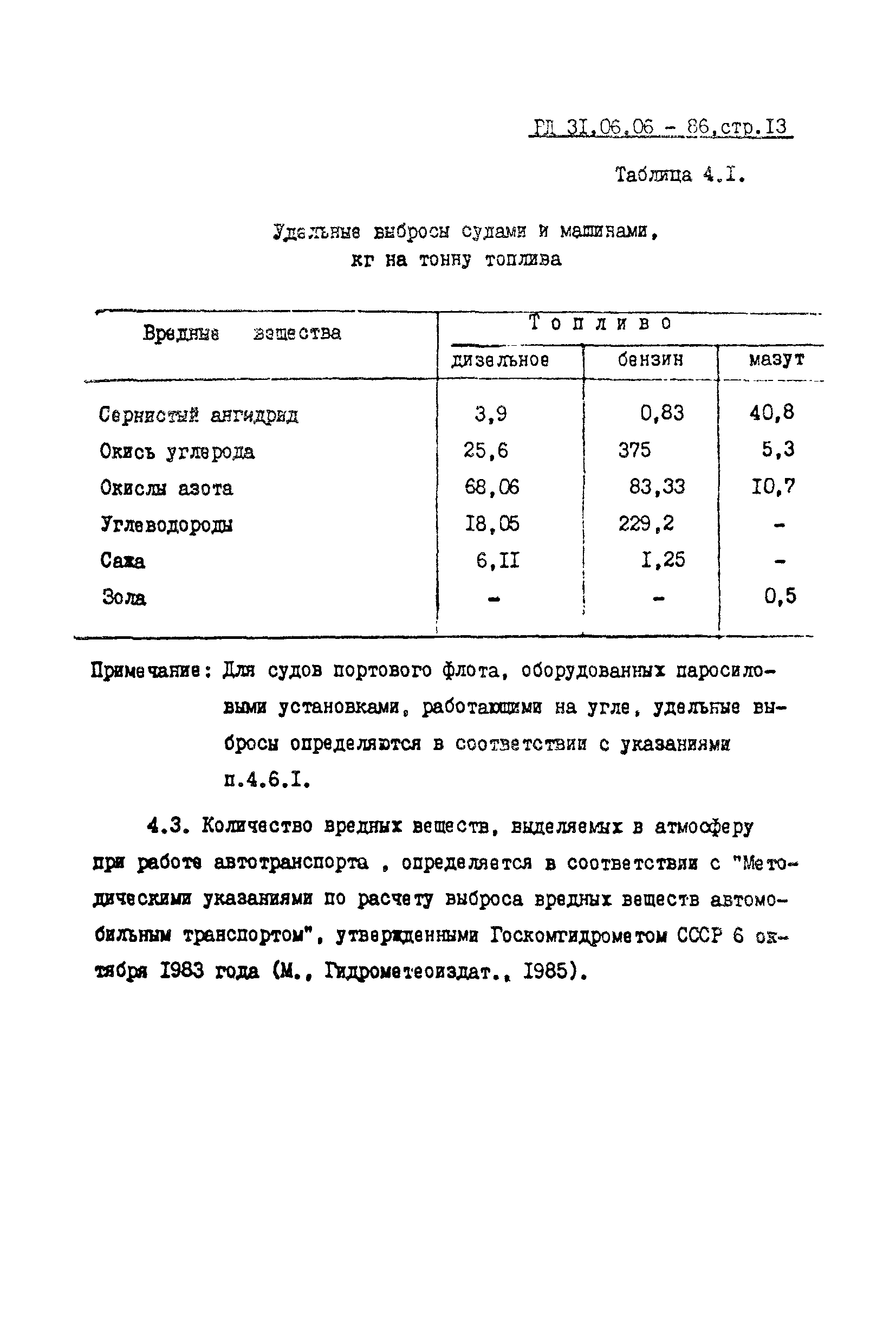 РД 31.06.06-86