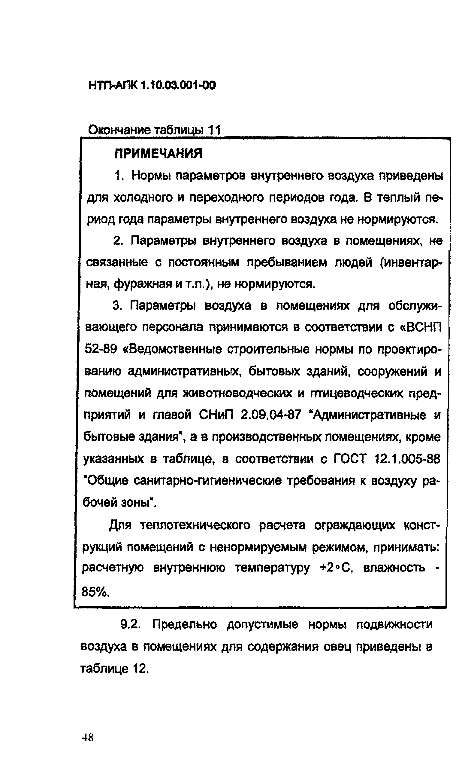 НТП-АПК 1.10.03.001-00