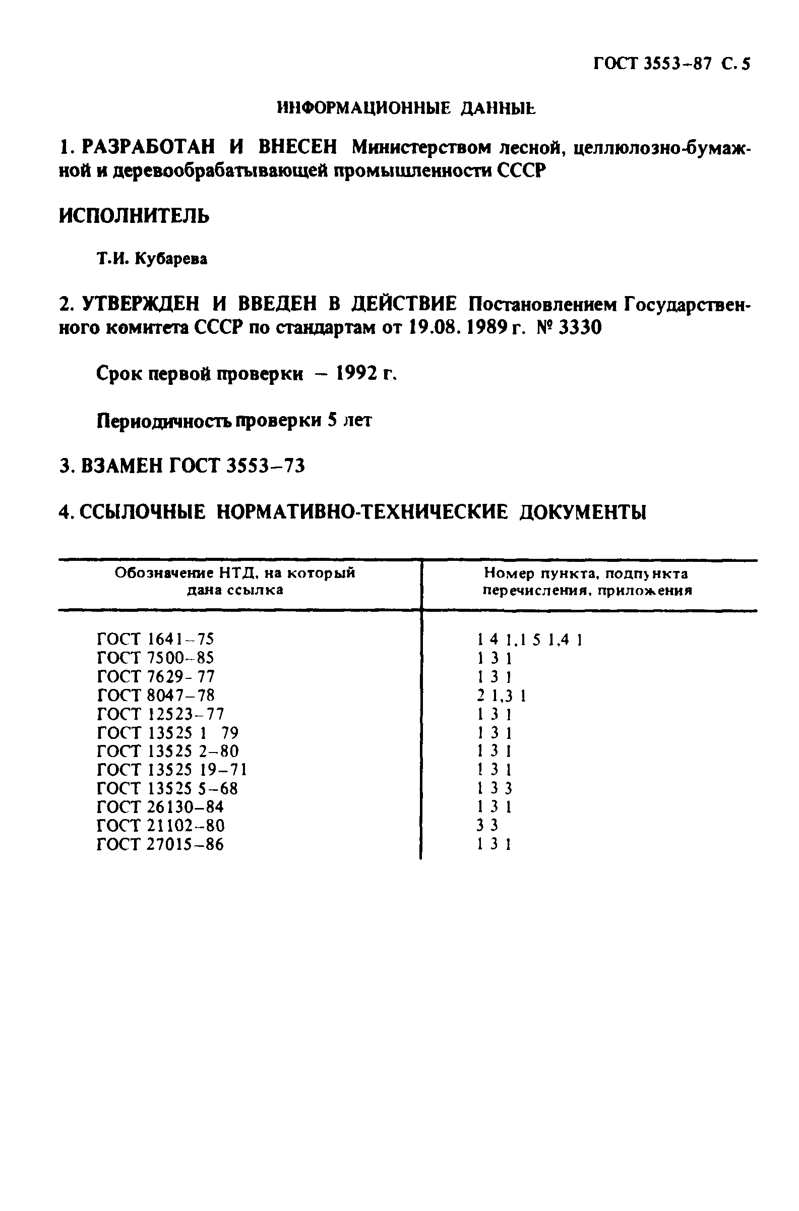 ГОСТ 3553-87