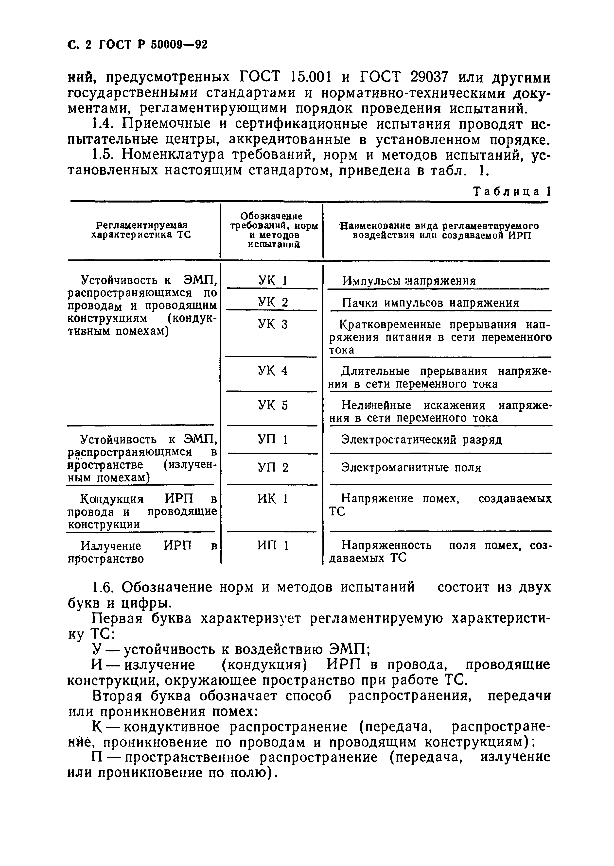 ГОСТ Р 50009-92