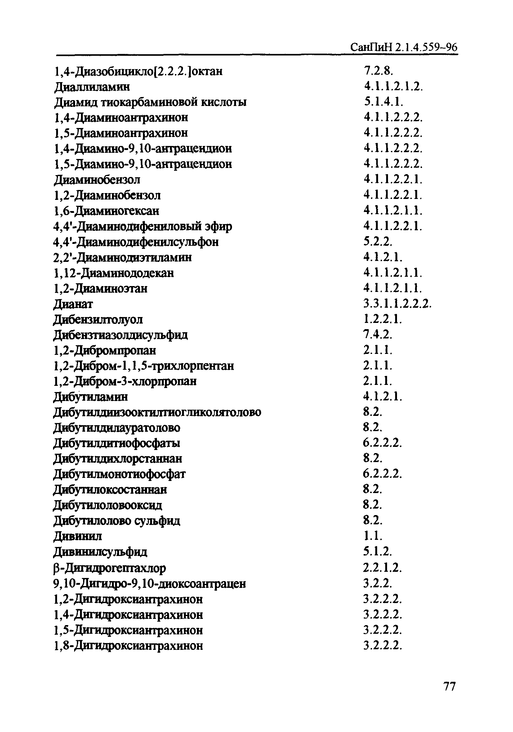 СанПиН 2.1.4.559-96