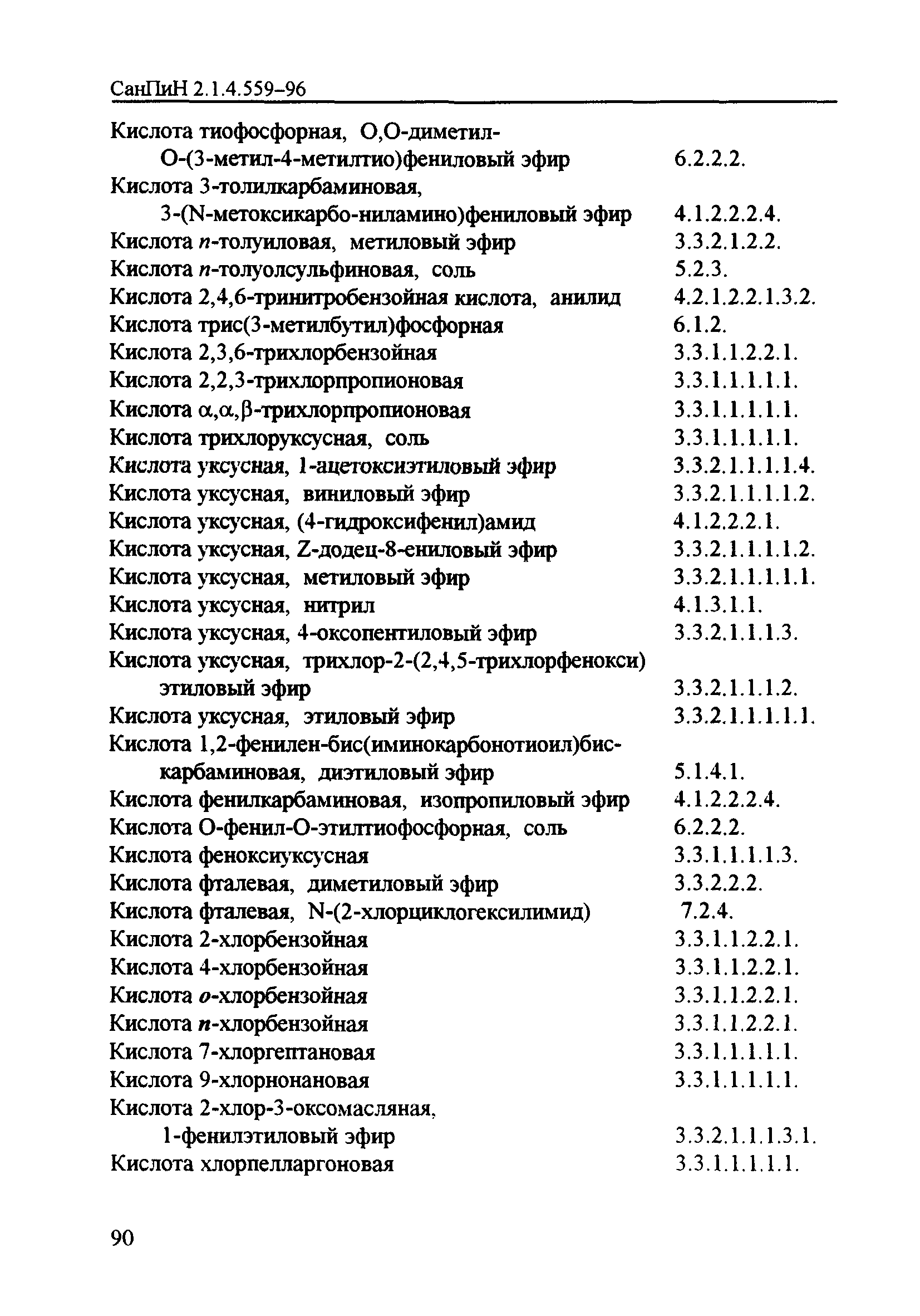 СанПиН 2.1.4.559-96