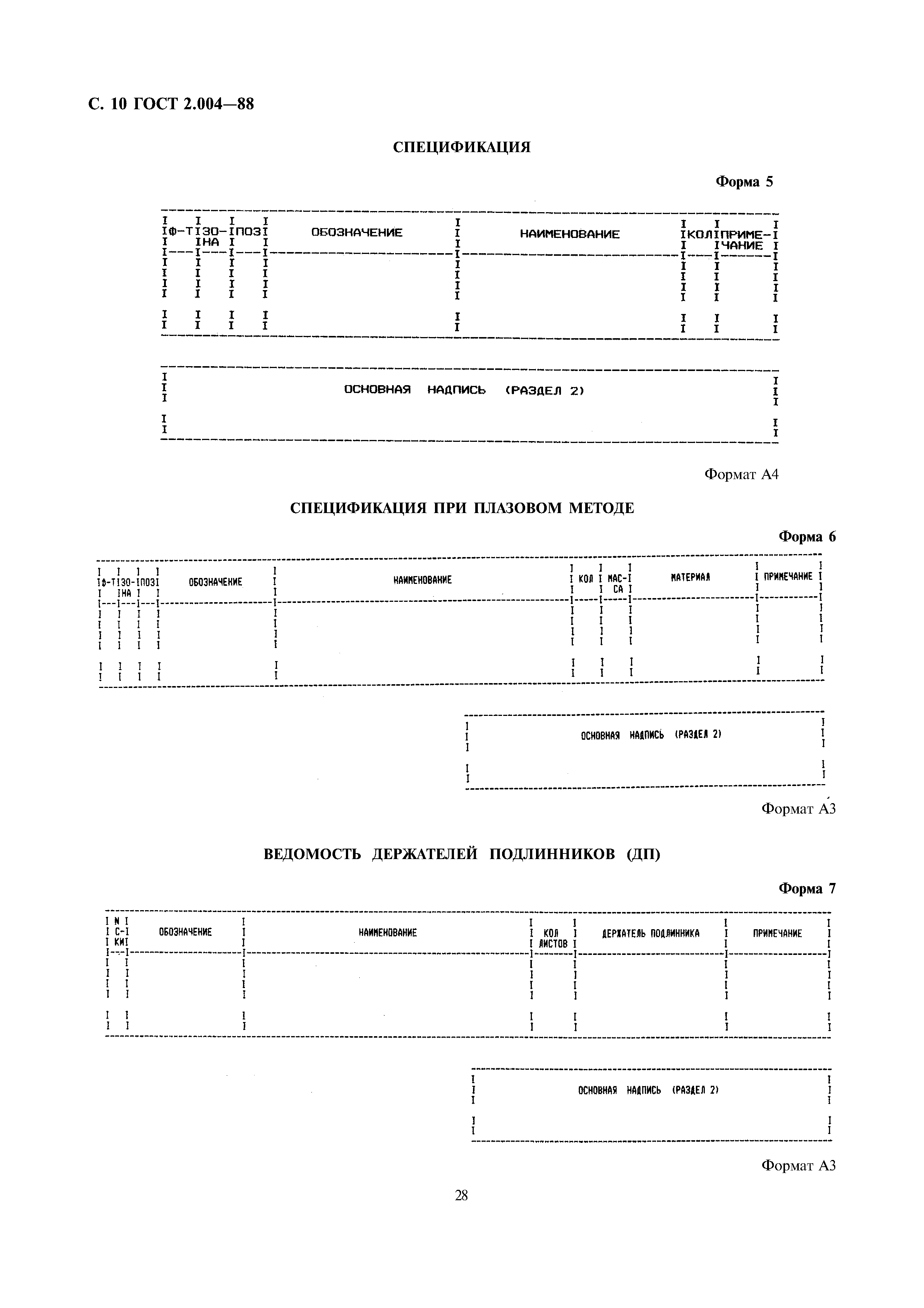 ГОСТ 2.004-88