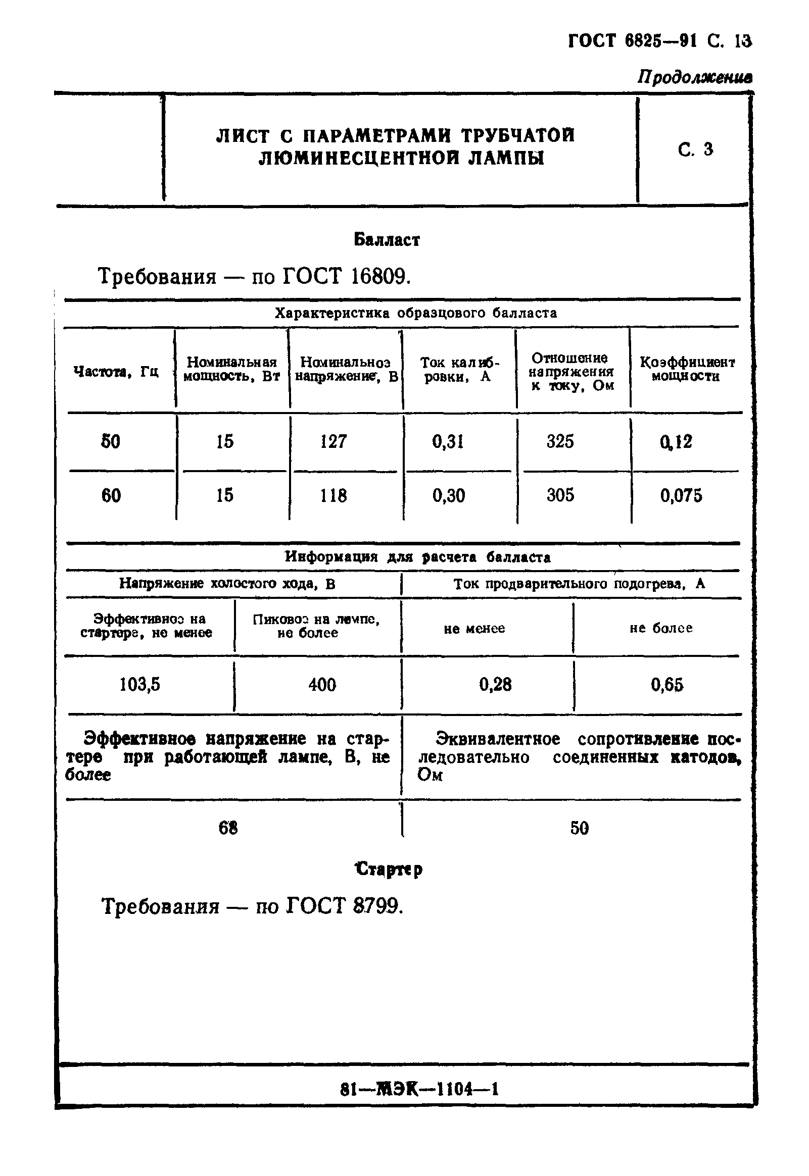 ГОСТ 6825-91