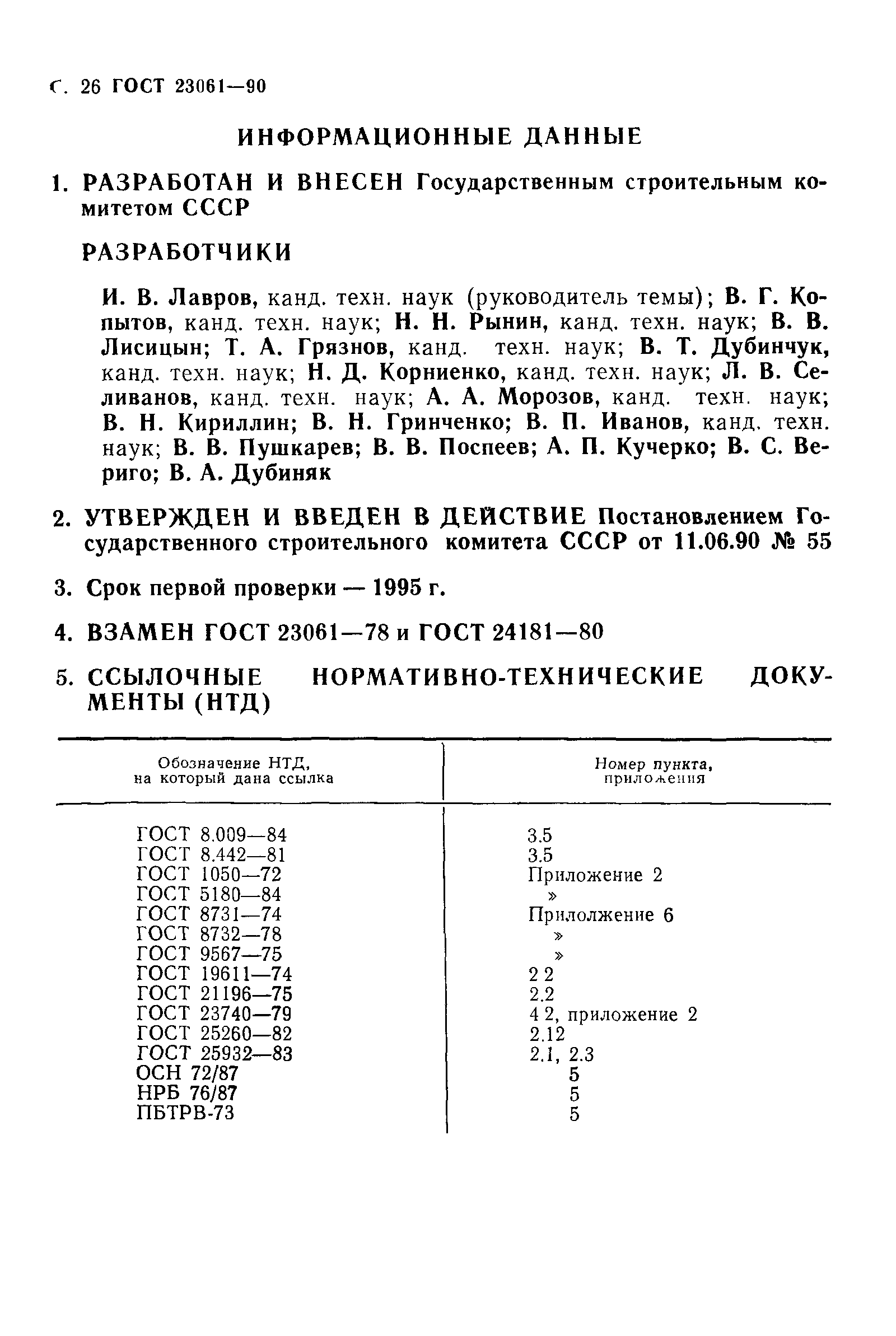 ГОСТ 23061-90