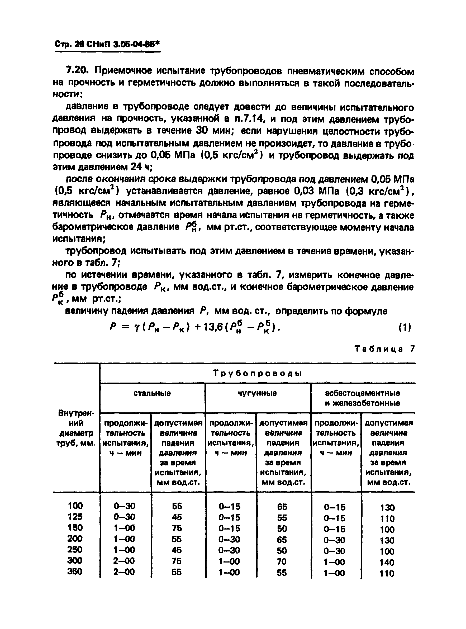 СНиП 3.05.04-85*