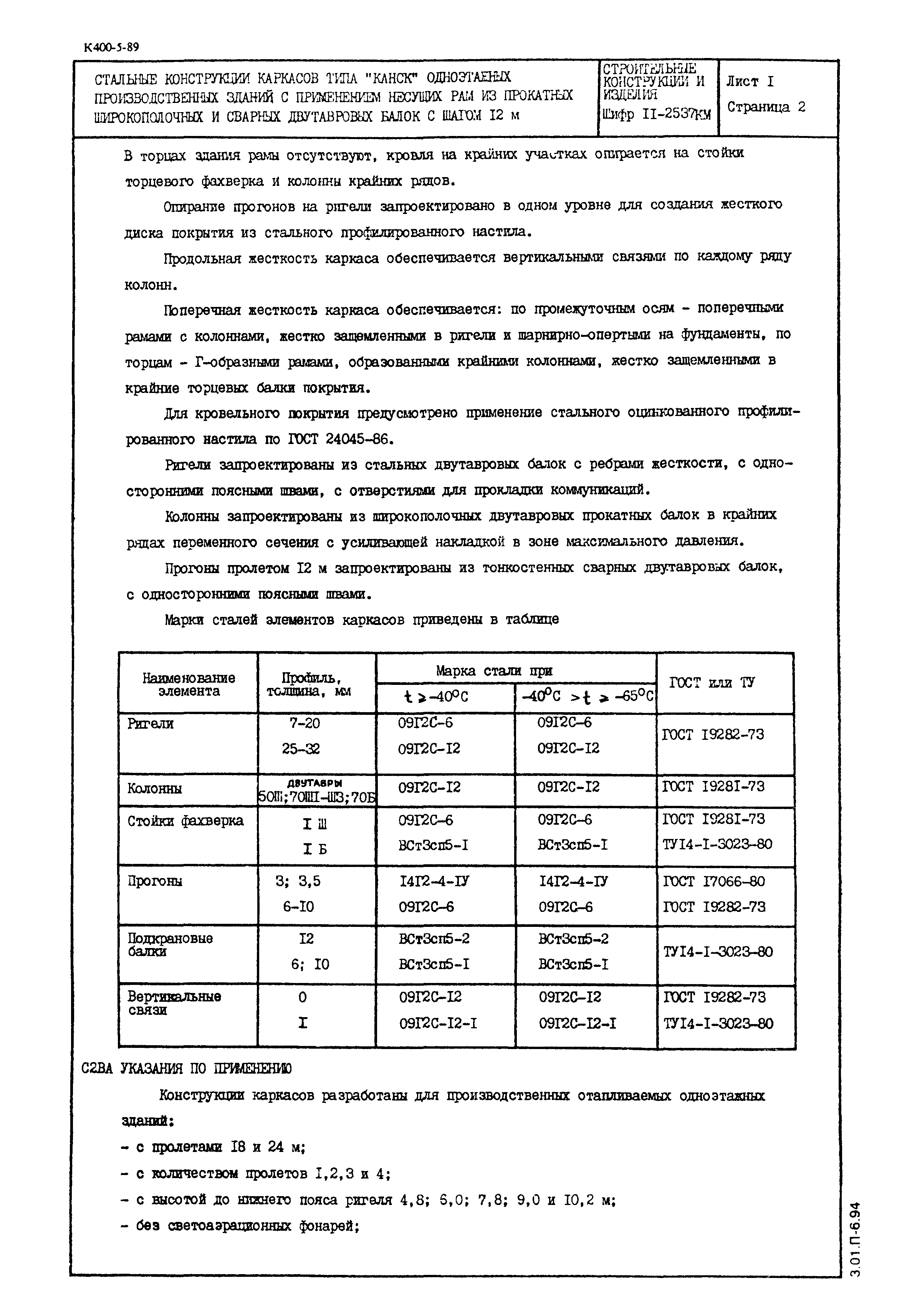 Шифр 11-2537КМ