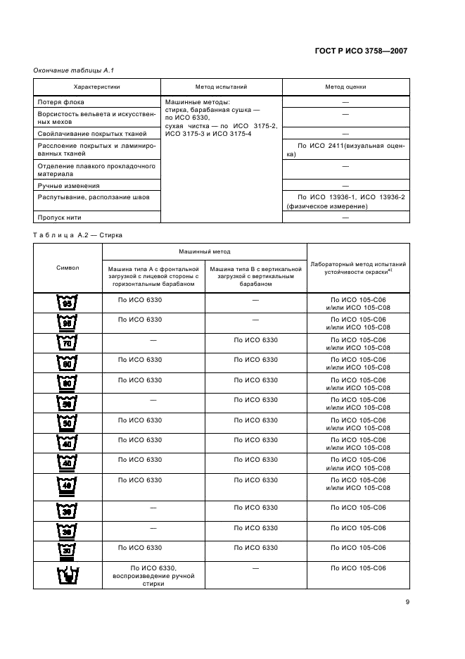 ГОСТ Р ИСО 3758-2007