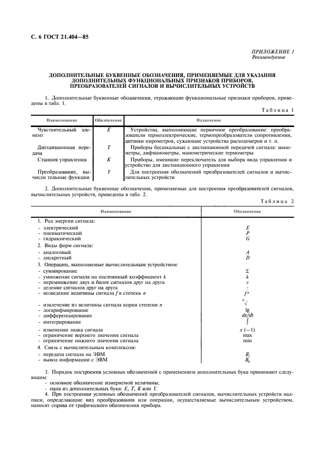 ГОСТ 21.404-85