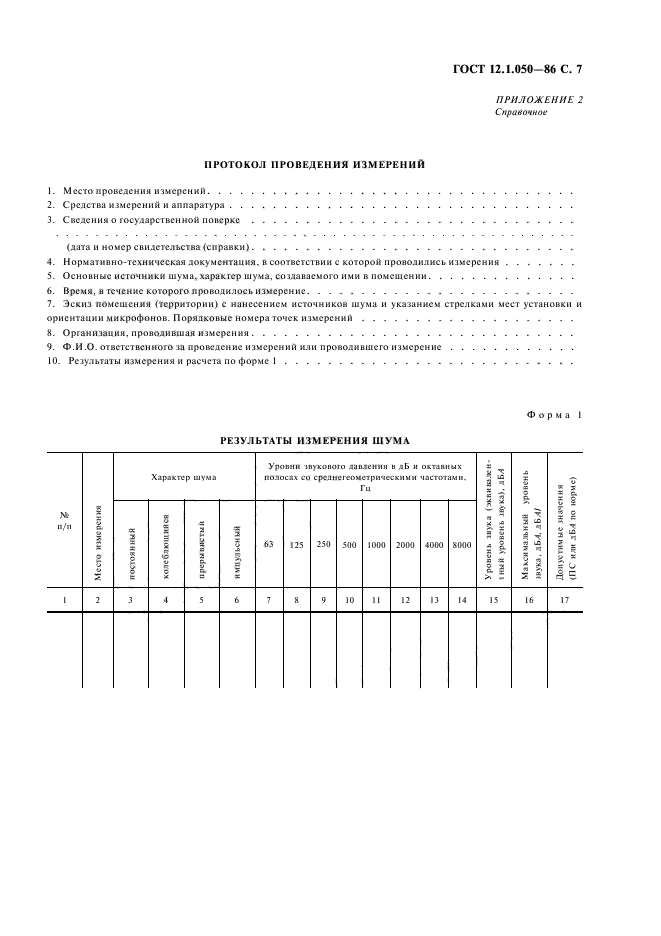 ГОСТ 12.1.050-86