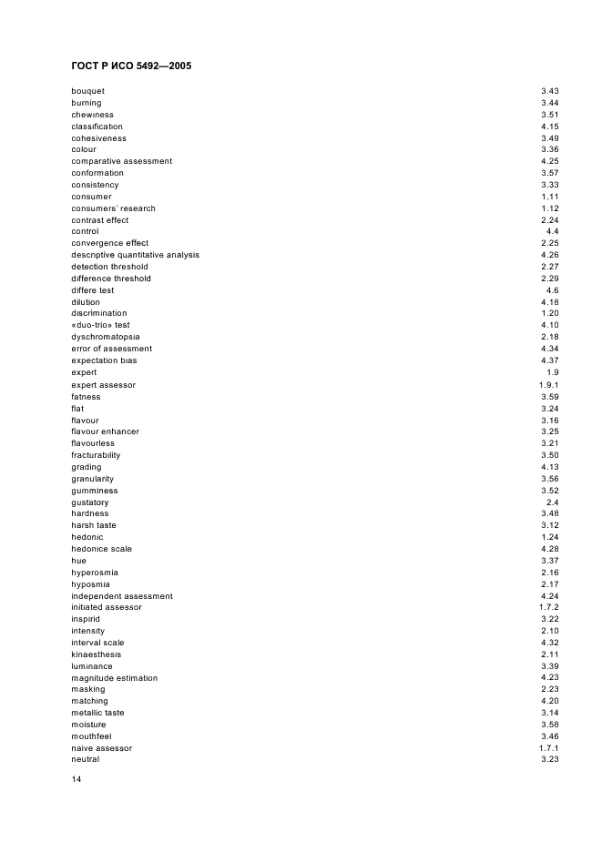 ГОСТ Р ИСО 5492-2005