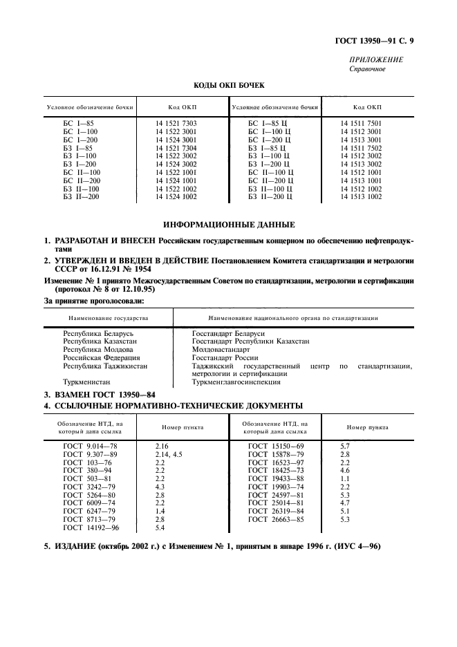 ГОСТ 13950-91