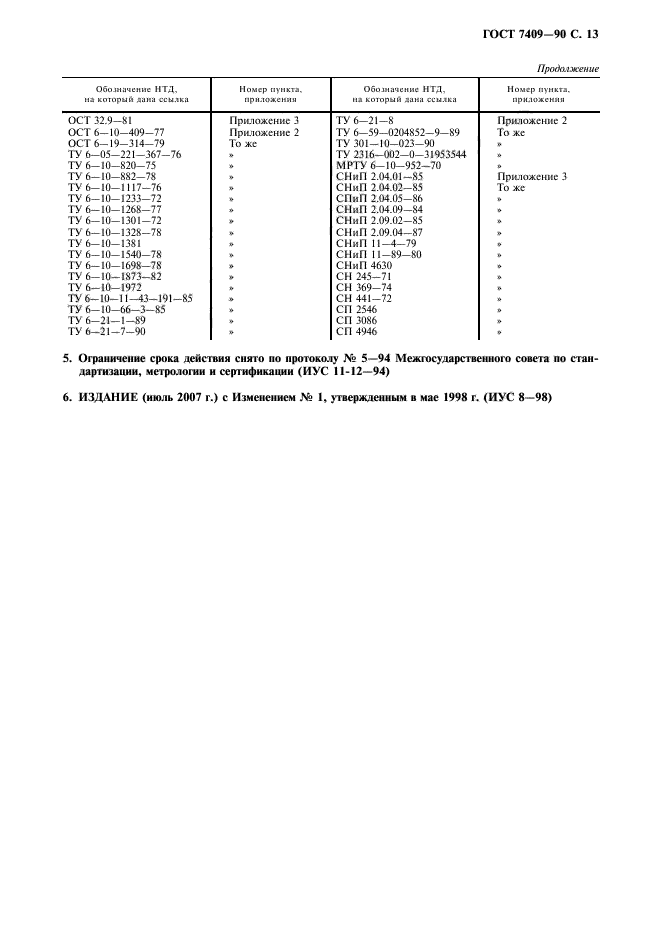 ГОСТ 7409-90