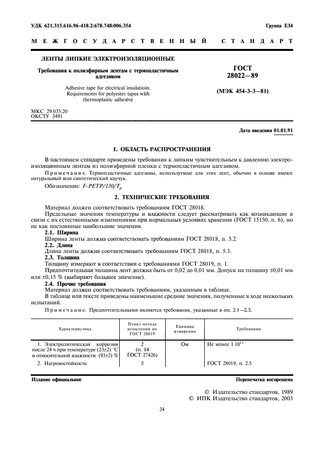 ГОСТ 28022-89