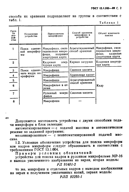 ГОСТ 13.1.503-89