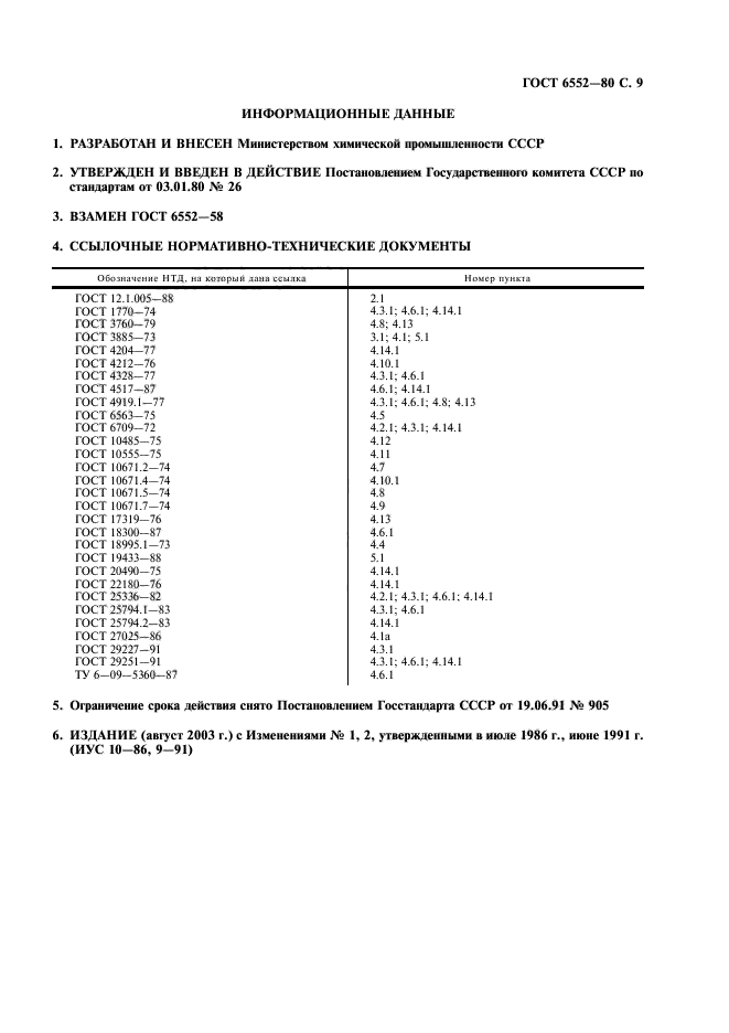 ГОСТ 6552-80