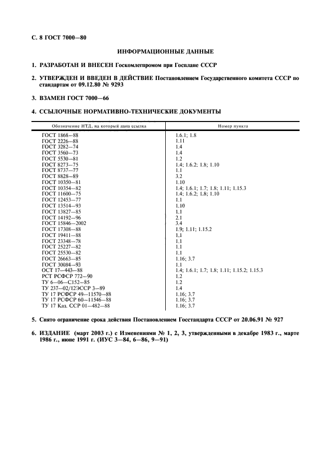 ГОСТ 7000-80