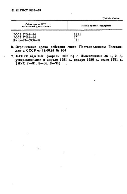 ГОСТ 5833-75