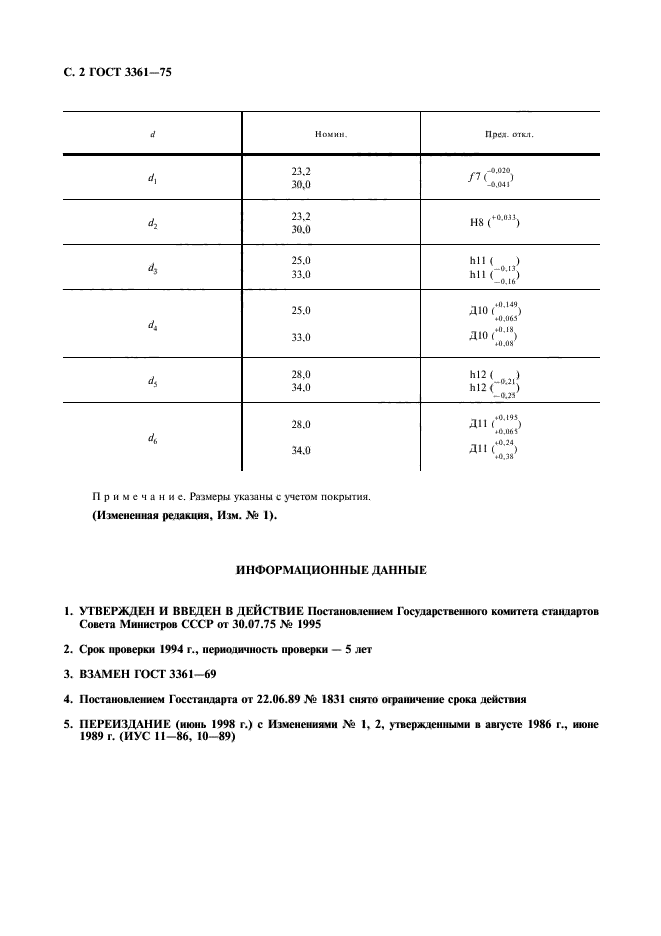 ГОСТ 3361-75