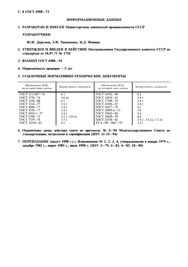 ГОСТ 6988-73