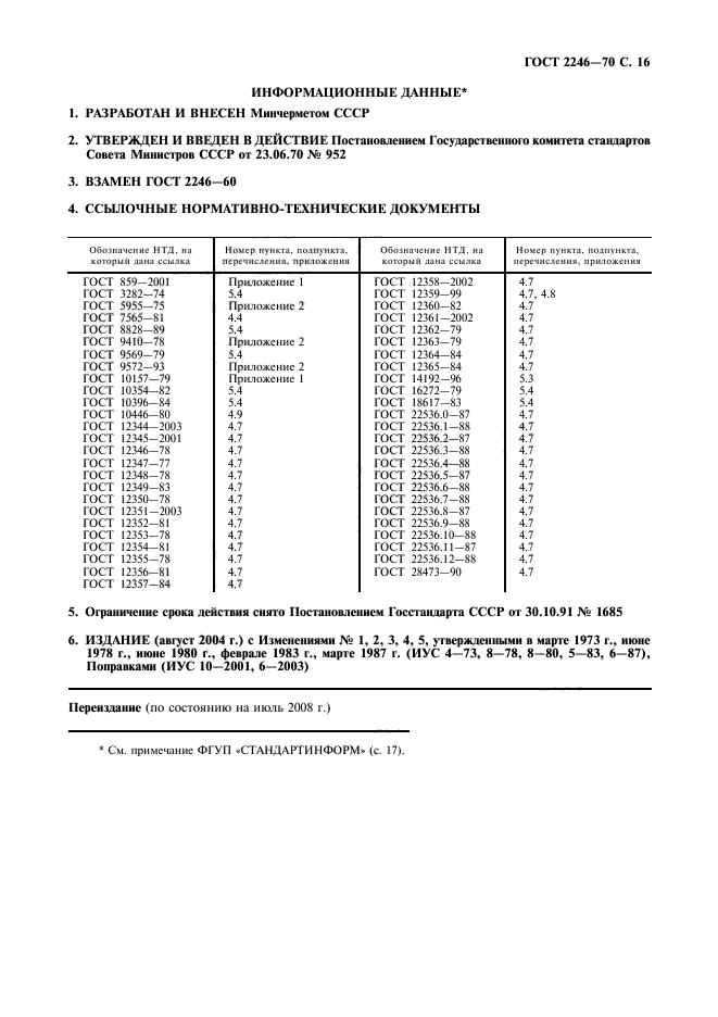 ГОСТ 2246-70